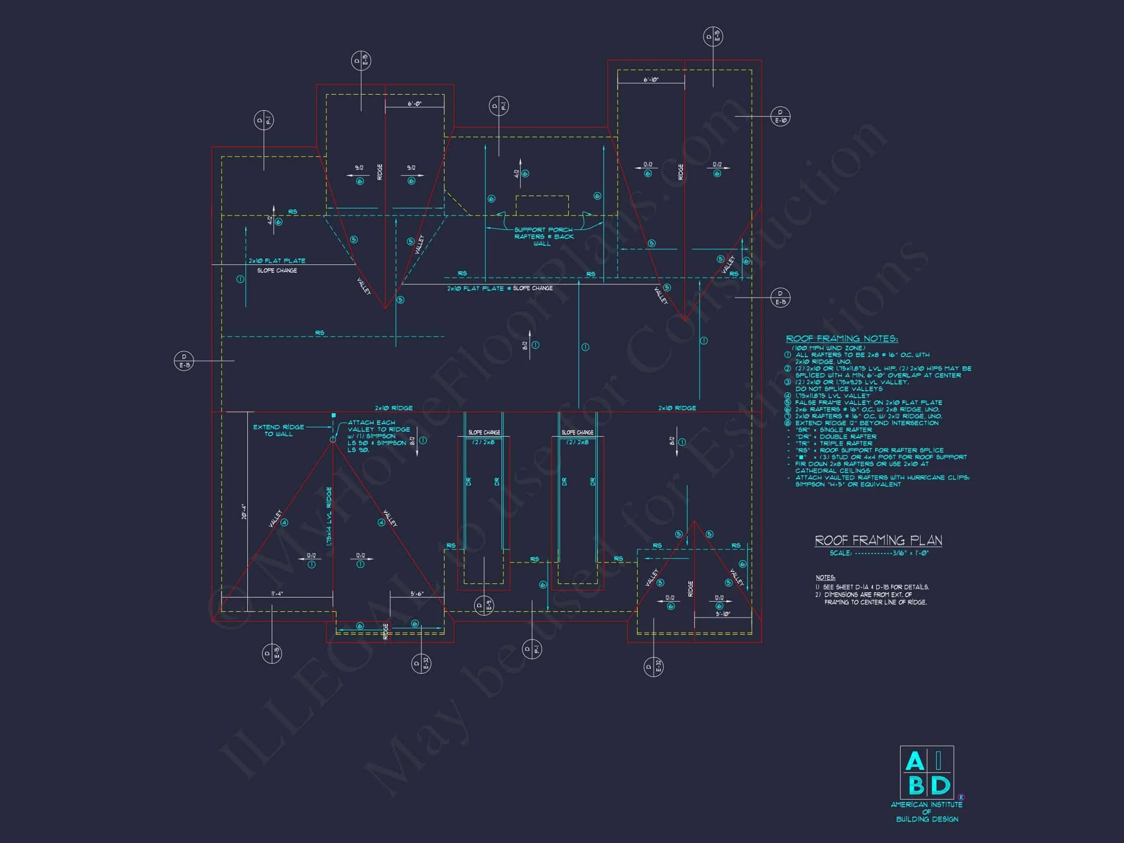 8-1969 HOUSE PLAN -Modern Farmhouse Home Plan - 3-Bed, 2-Bath, 2,050 SF 11 Modern Craftsman house Plan: CAD Floor Plan with 3 Bedrooms