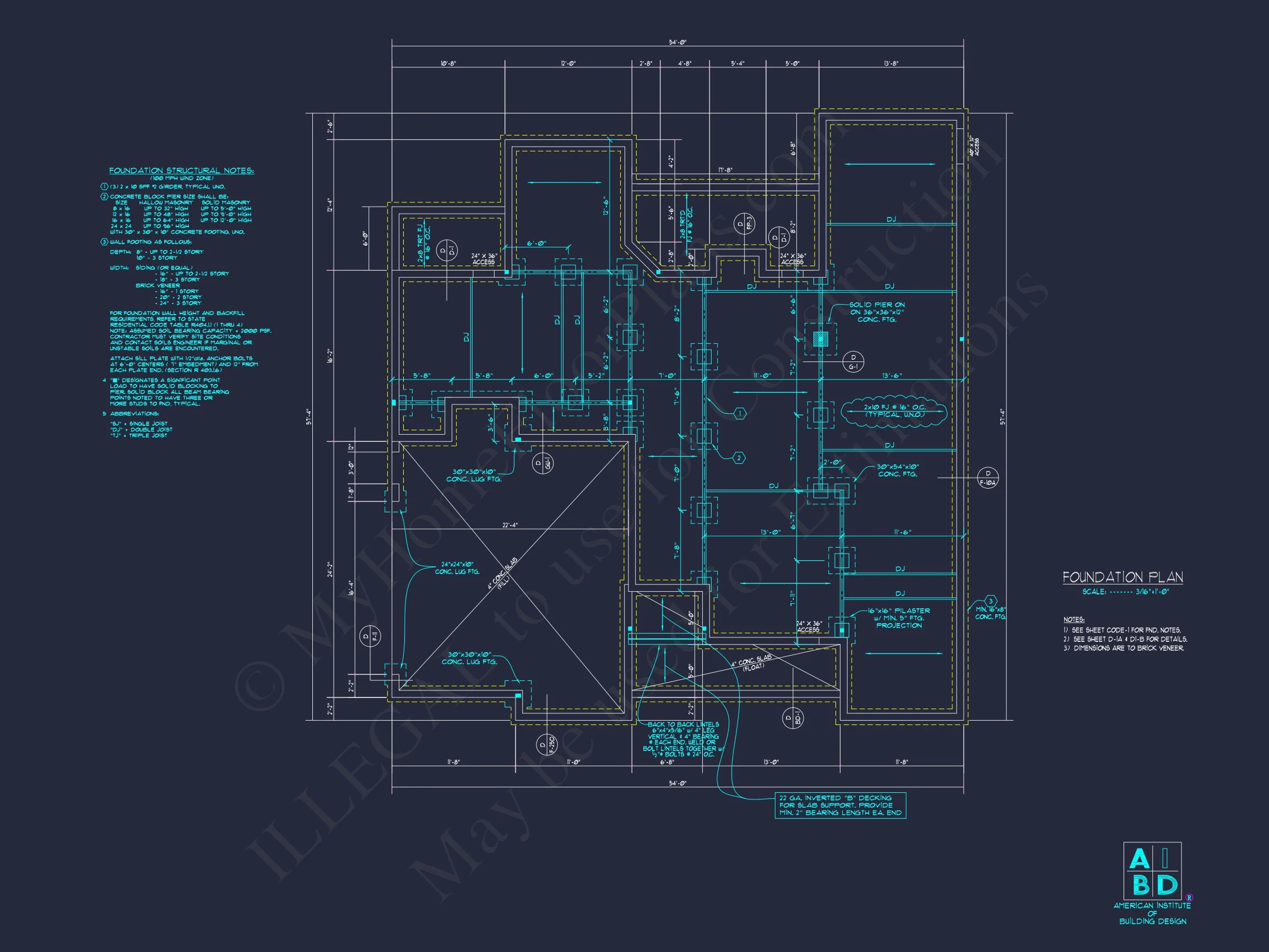 8-1969 HOUSE PLAN -Modern Farmhouse Home Plan - 3-Bed, 2-Bath, 2,050 SF 8 Modern Craftsman house Plan: CAD Floor Plan with 3 Bedrooms