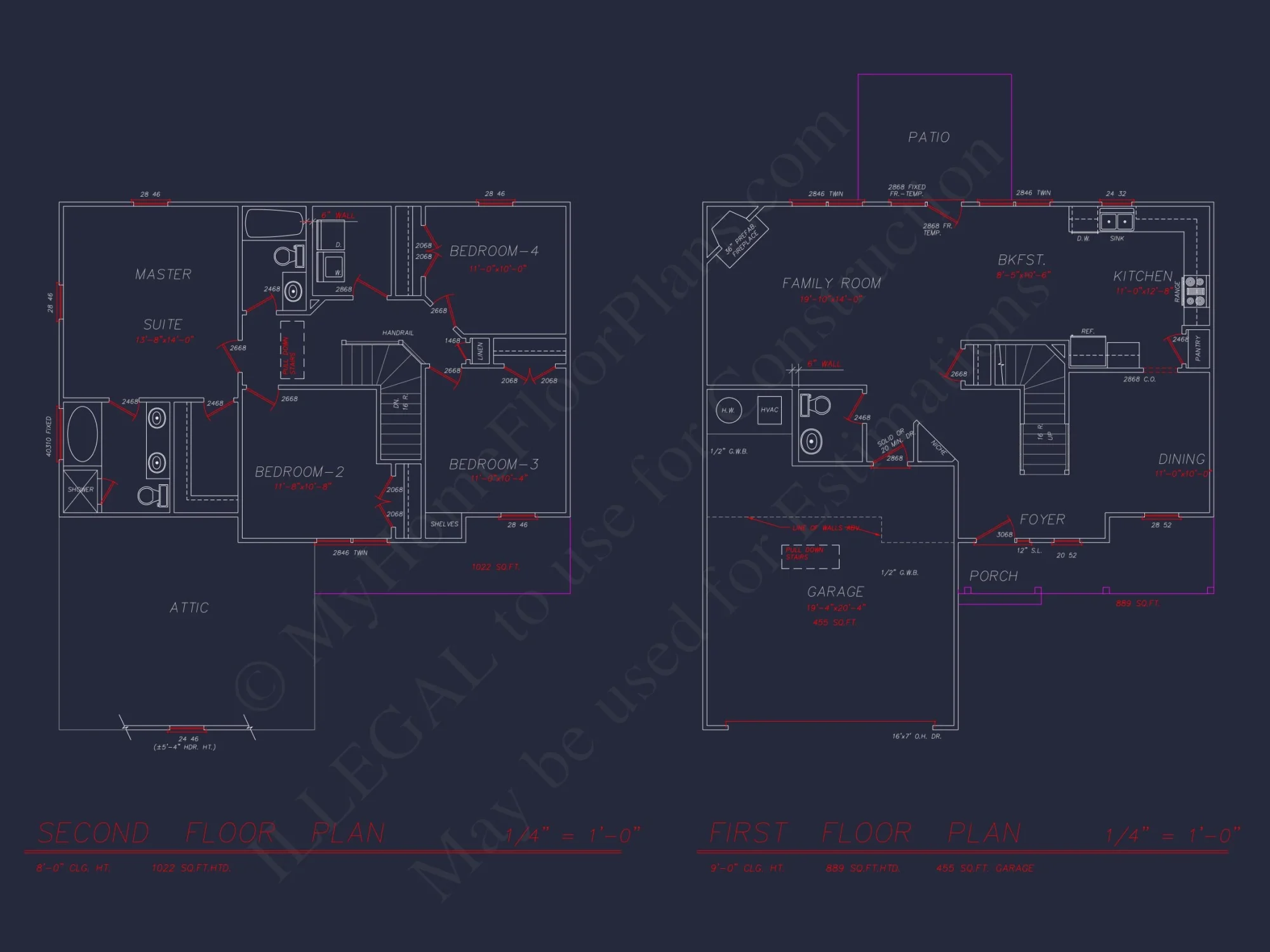 Craftsman house Design with 4 Beds, 2.5 Baths & Open Floor Plan