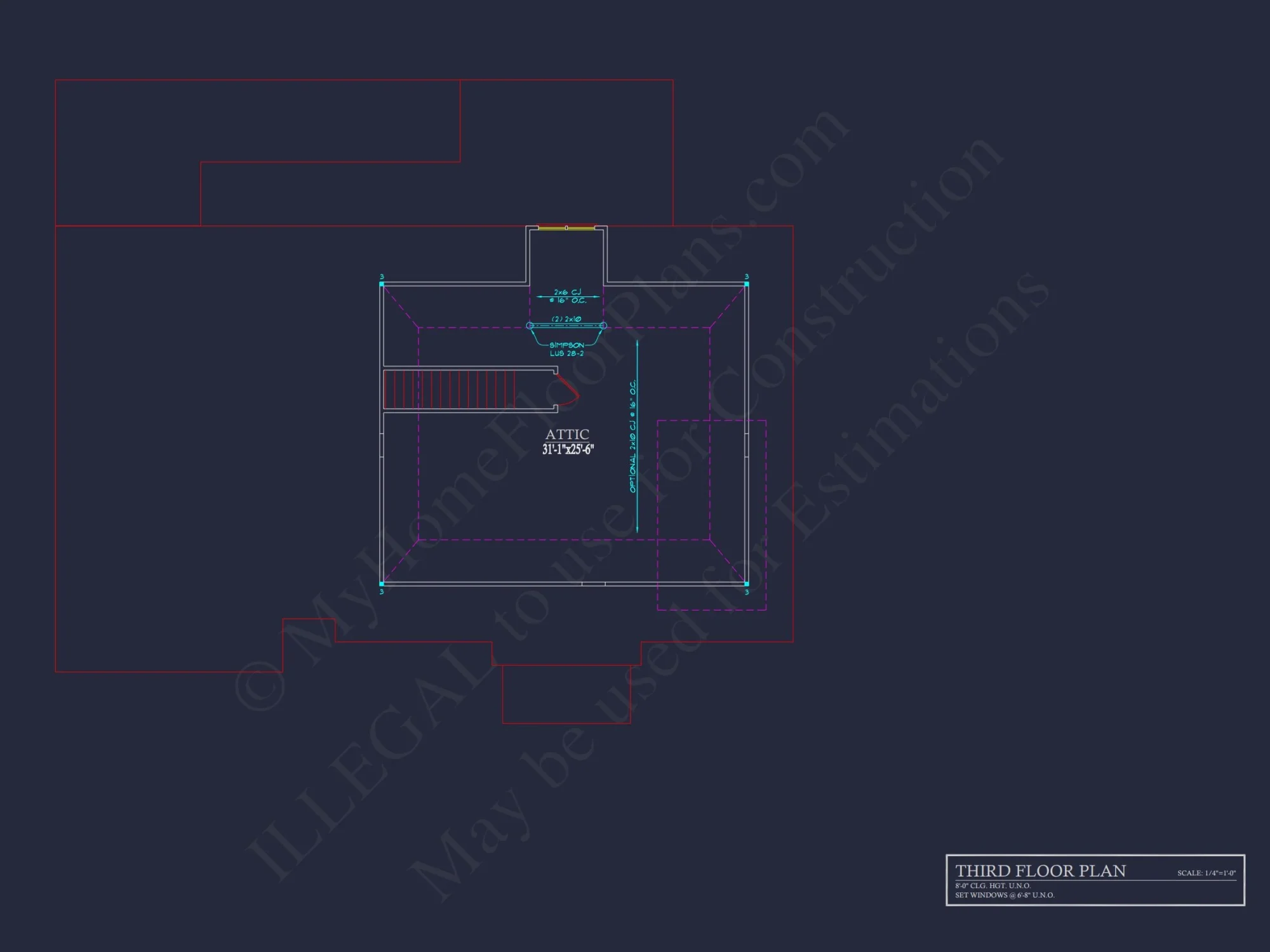 Modern Suburban house Plan with 2 Floors, CAD Designs & More