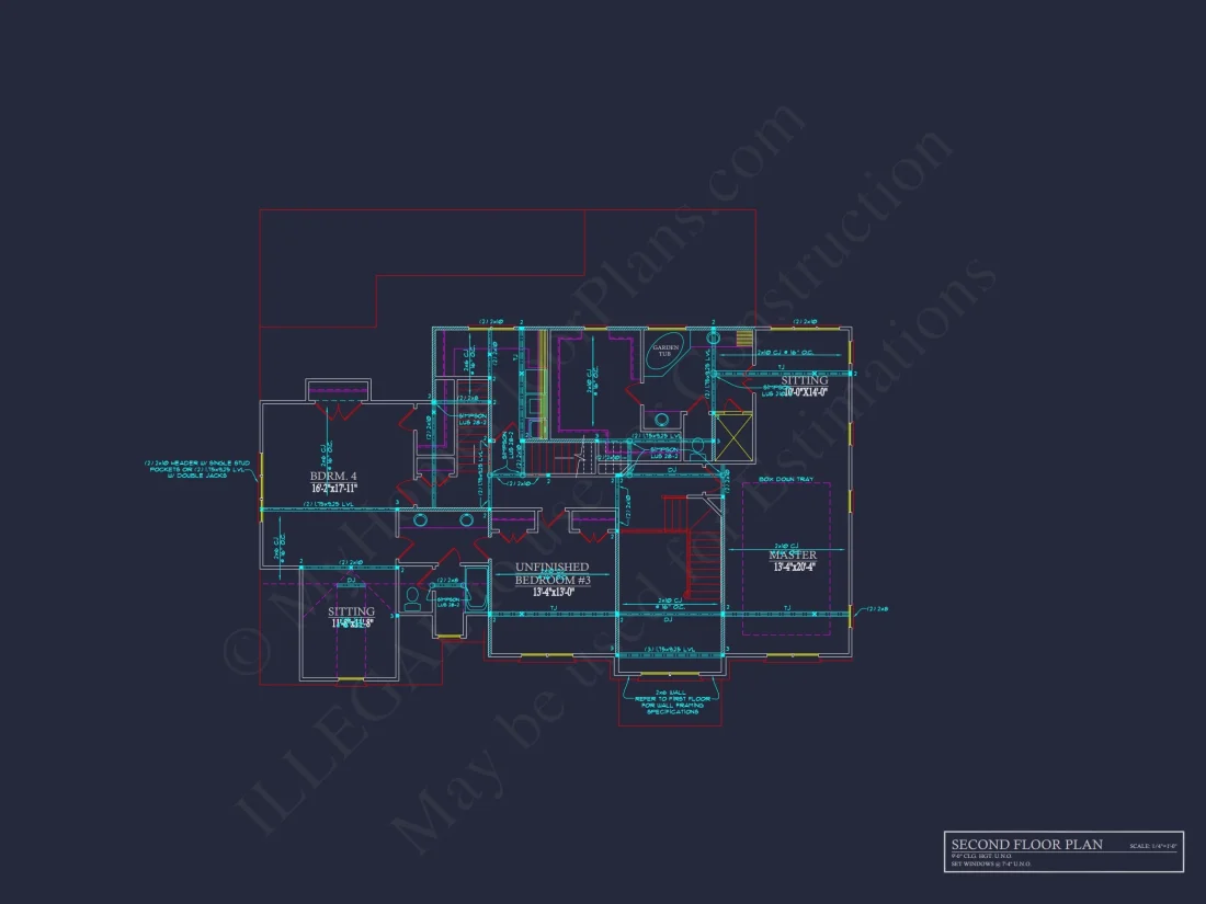 Modern Suburban house Plan with 2 Floors, CAD Designs & More