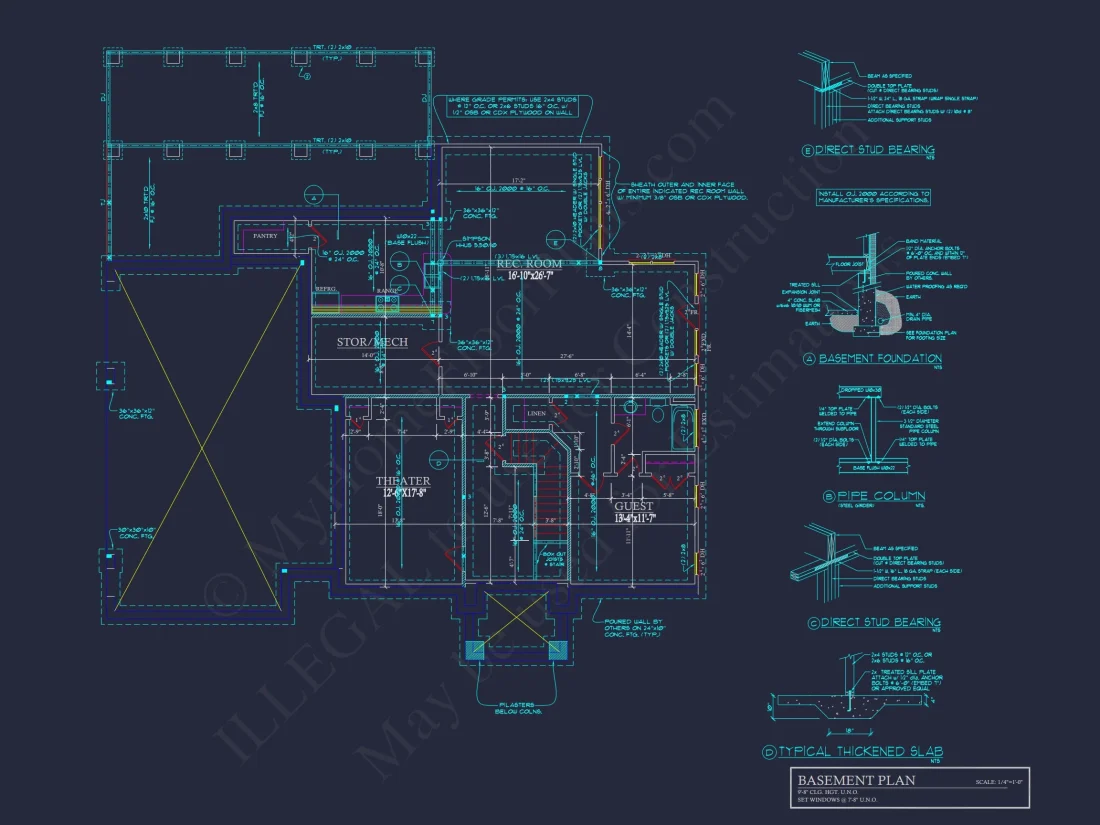 Modern Suburban house Plan with 2 Floors, CAD Designs & More
