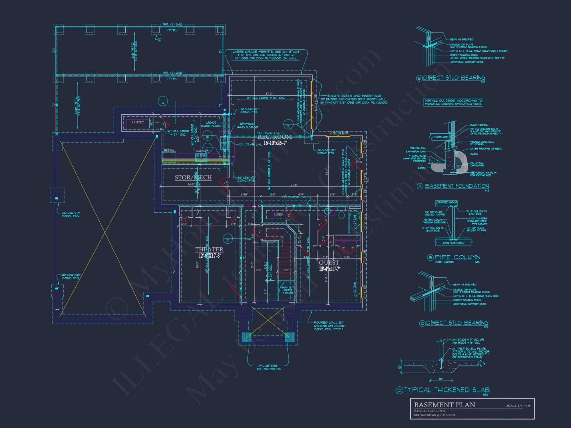 Modern Suburban house Plan with 2 Floors, CAD Designs & More