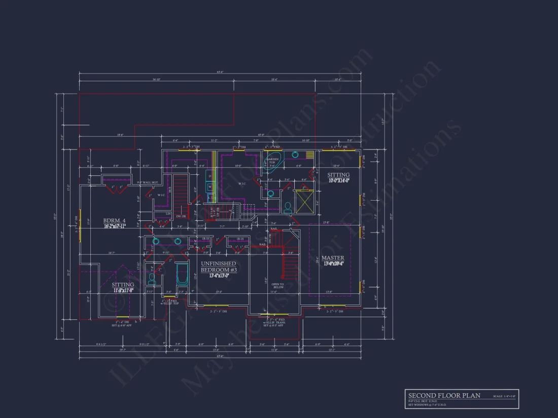 Modern Suburban house Plan with 2 Floors, CAD Designs & More
