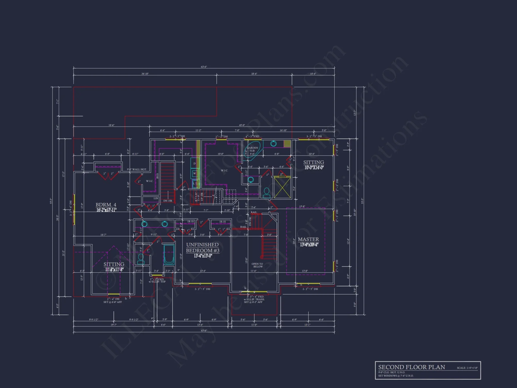 Modern Suburban house Plan with 2 Floors, CAD Designs & More
