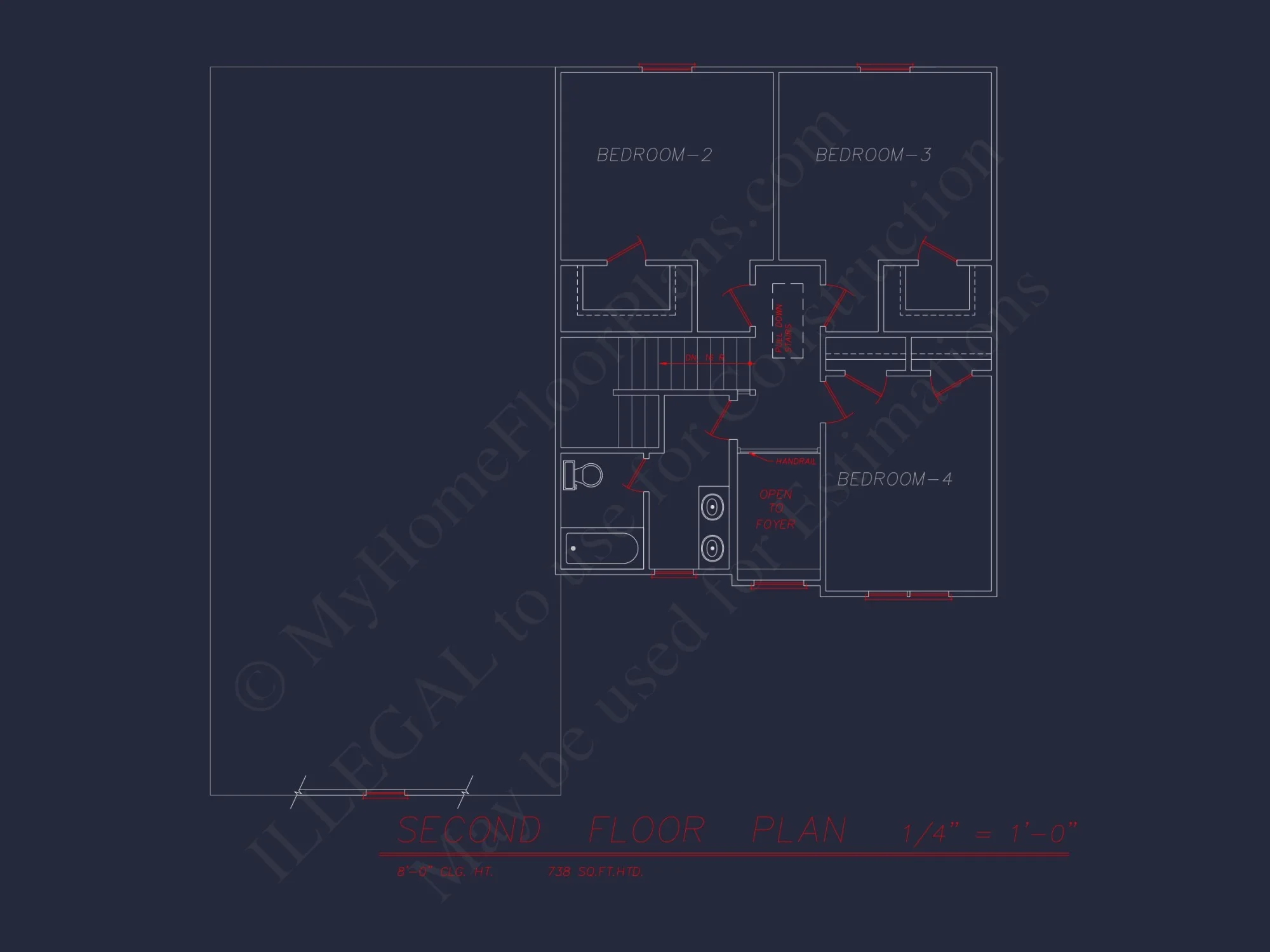Elegant Two-Story house Plan with 4 Bedrooms & CAD Designs