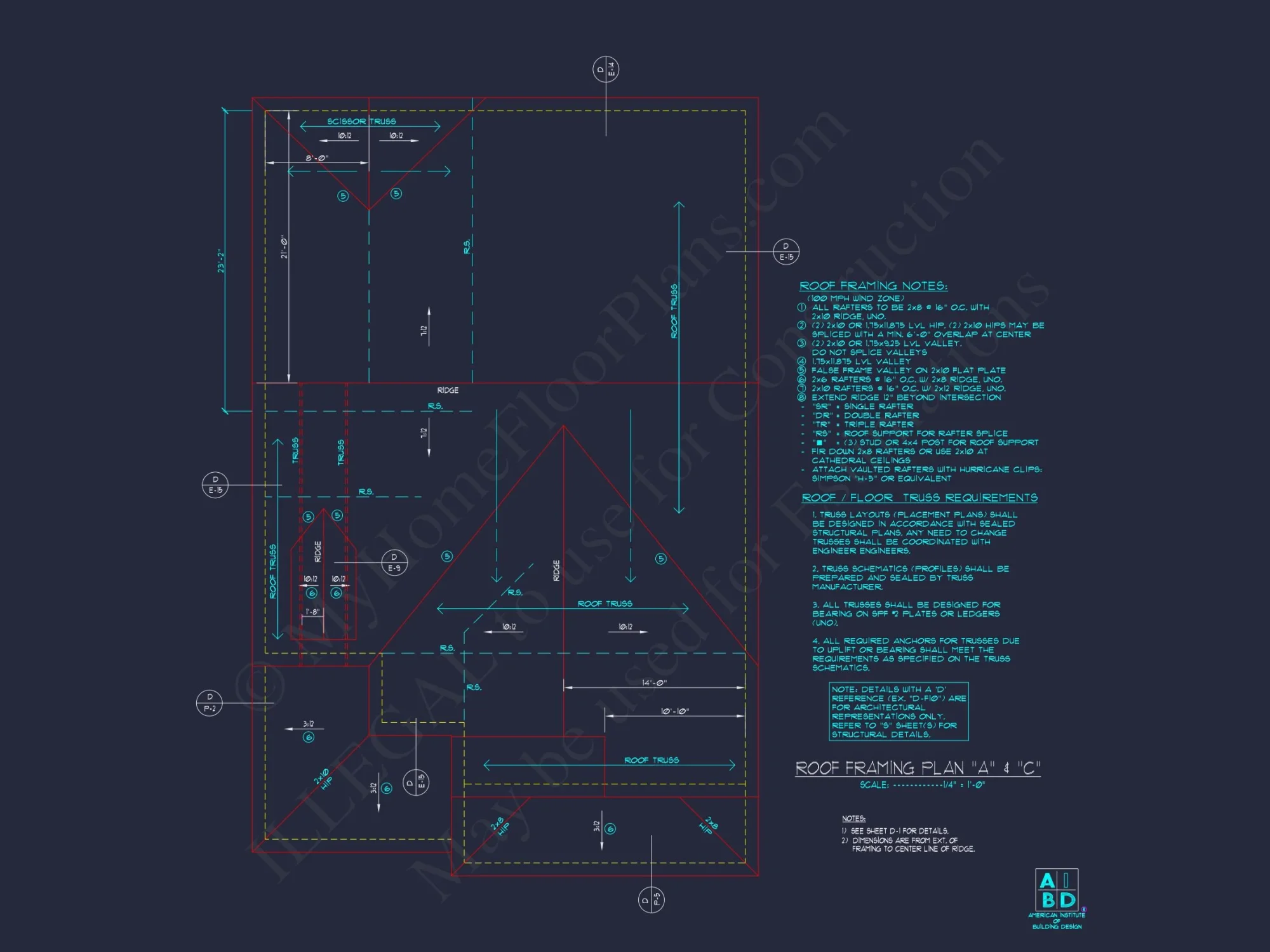 Beautiful 2-Story house Plan with 4 Bedrooms and 2-Car Garage
