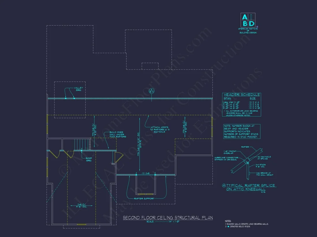 Beautiful CAD house Floor Plan: 2-Story 3-Bedroom Design