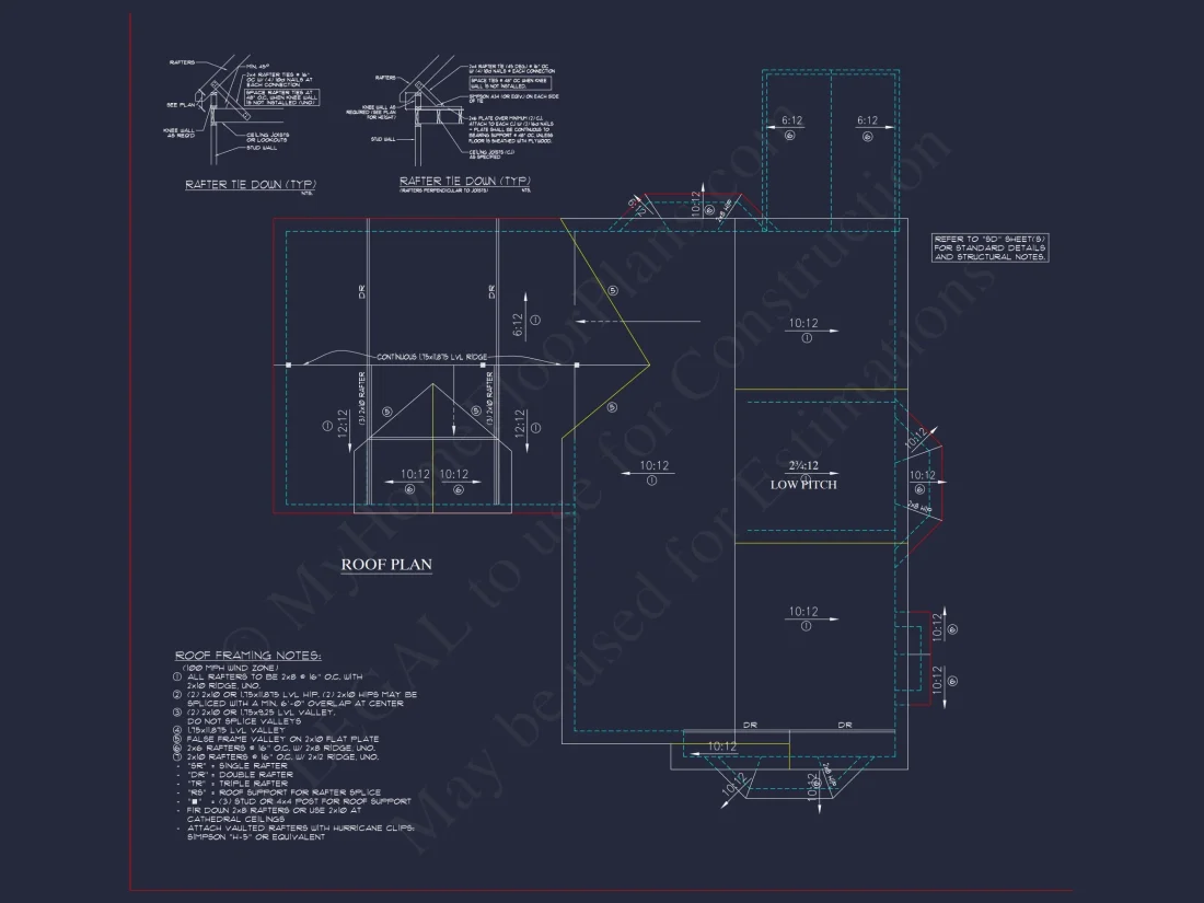 Charming 2-Story house Plan - CAD Blueprint with 3 Bedrooms