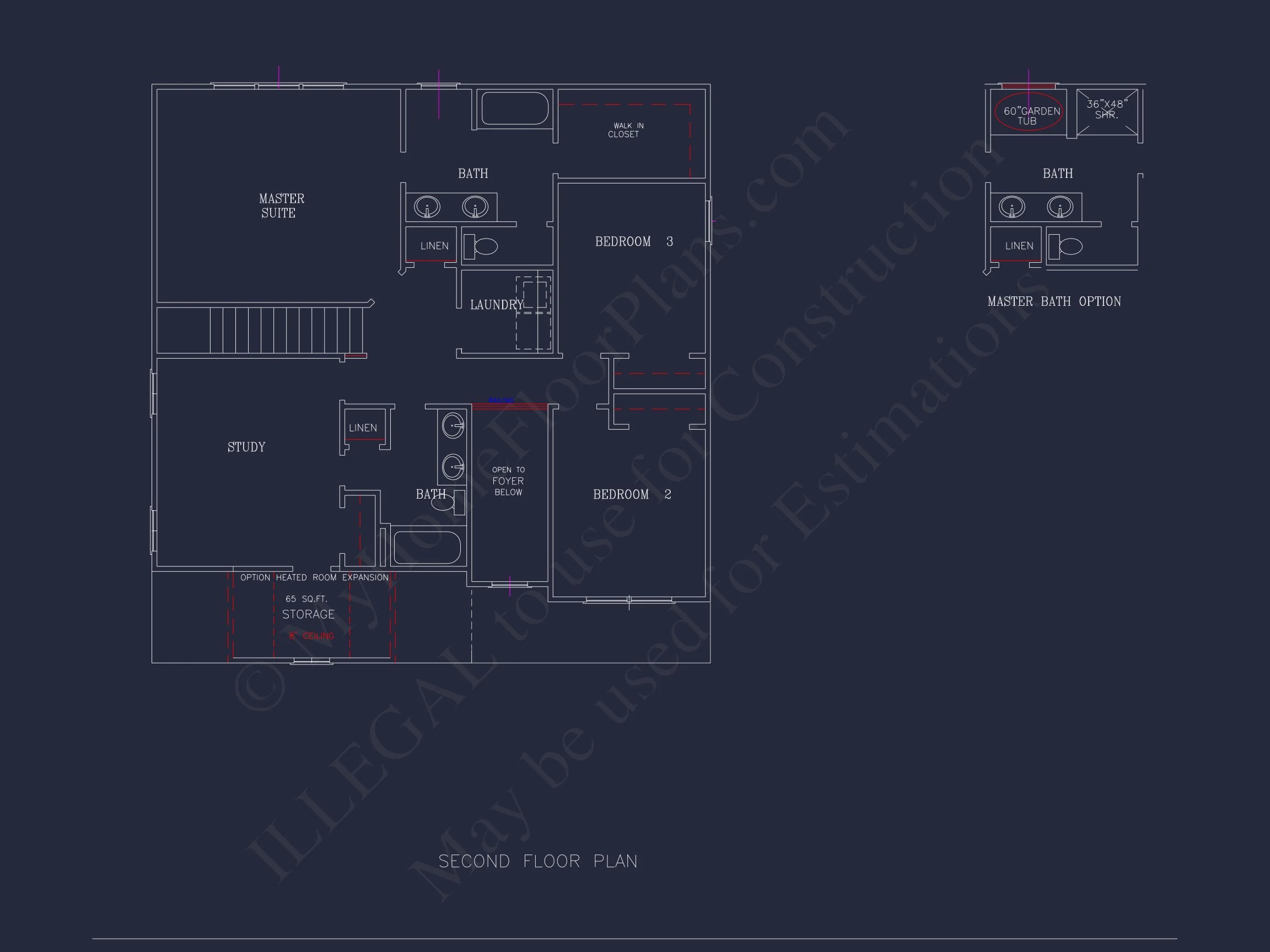 8-1718 HOUSE PLAN - Traditional Colonial Home Plan - 4-Bed, 2.5-Bath, 2,450 SF 4 CAD Designs