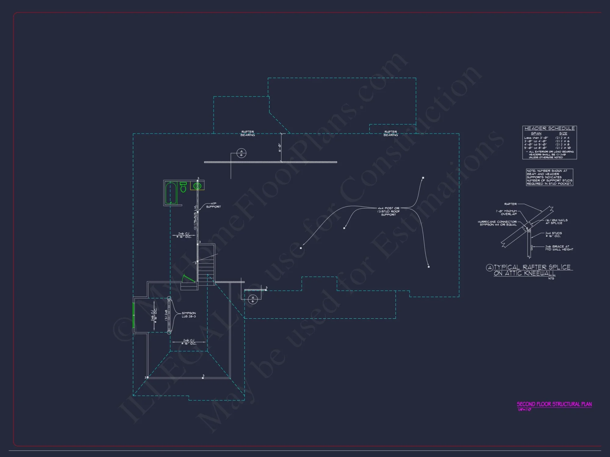 Custom Craftsman house Plan with Open Floor Layout and CAD Designs