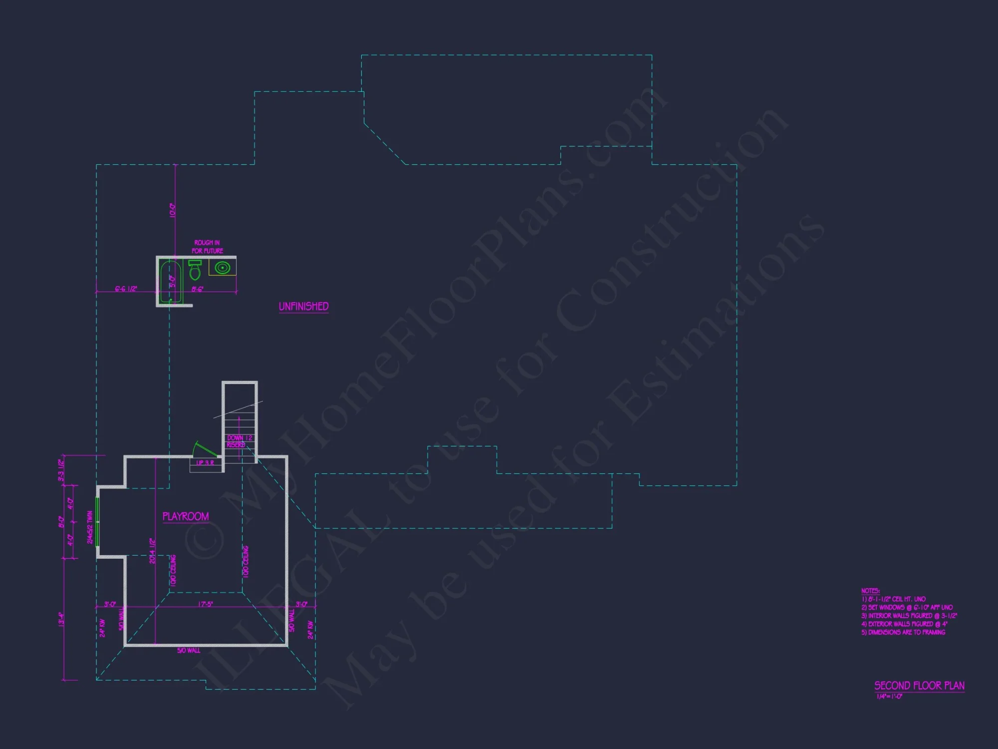Custom Craftsman house Plan with Open Floor Layout and CAD Designs