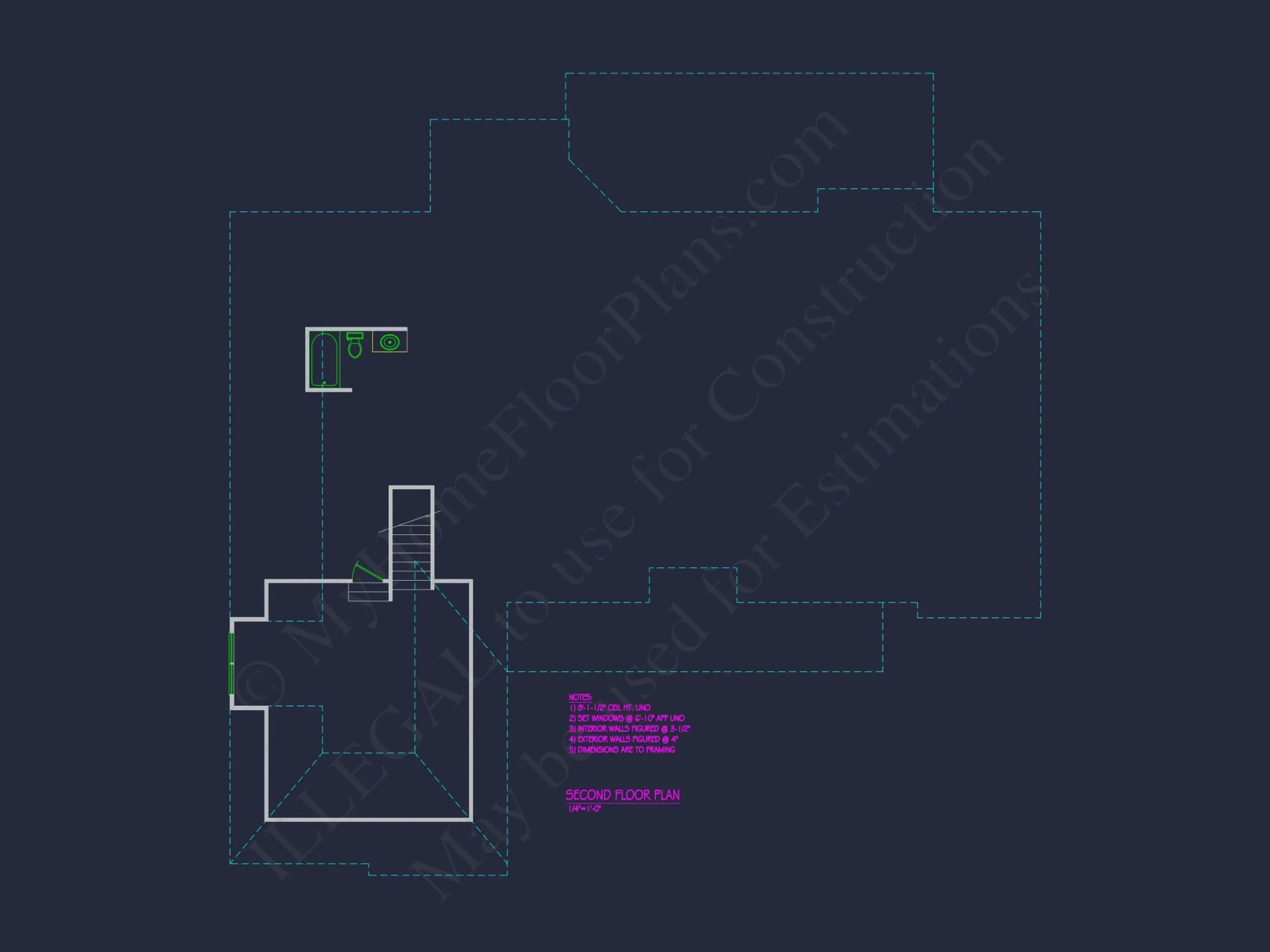 Custom Craftsman house Plan with Open Floor Layout and CAD Designs
