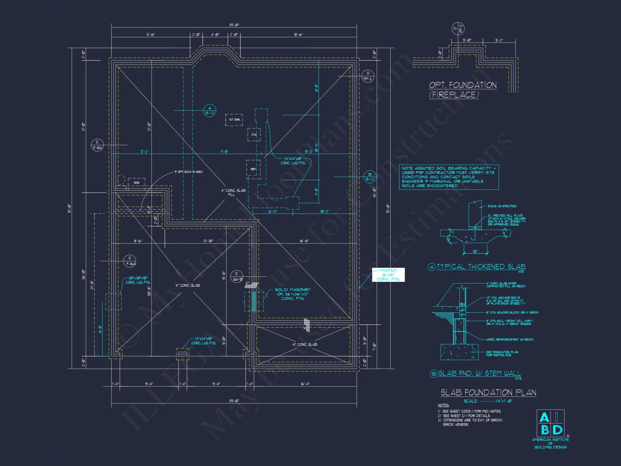 Modern Craftsman house Plan: CAD Blueprint for 2-Story Design