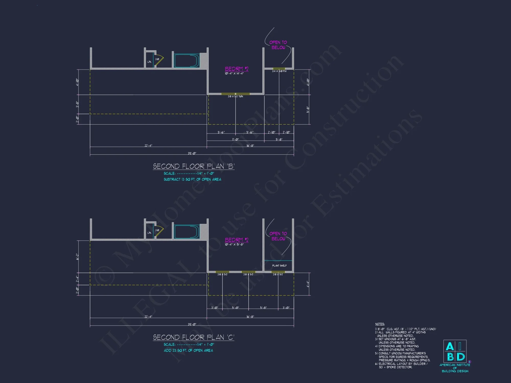 Modern Craftsman house Plan: CAD Blueprint for 2-Story Design