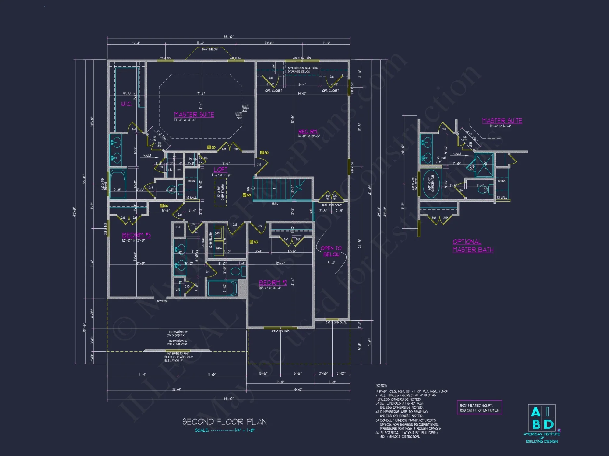 Modern Craftsman house Plan: CAD Blueprint for 2-Story Design