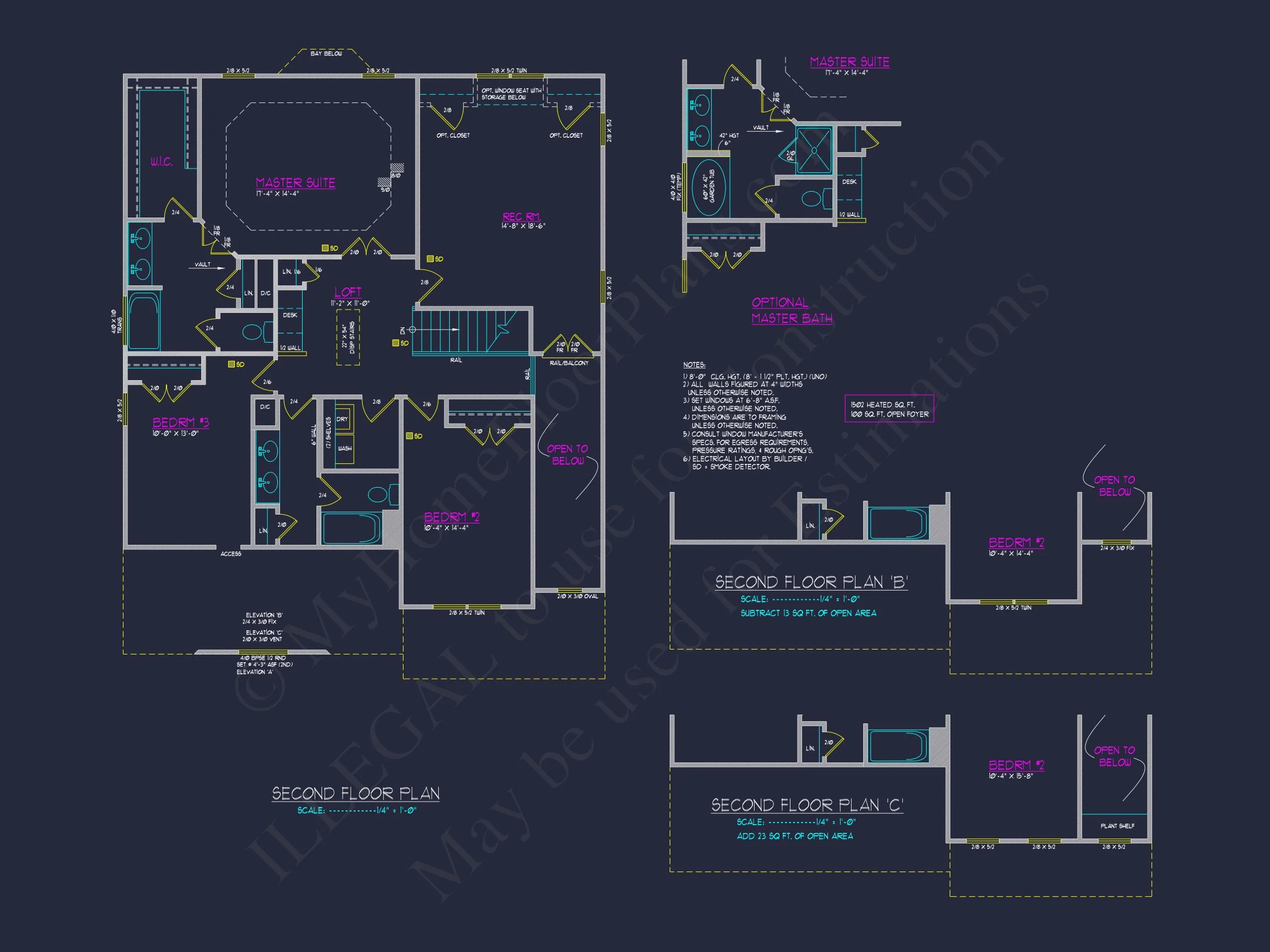 Modern Craftsman house Plan: CAD Blueprint for 2-Story Design