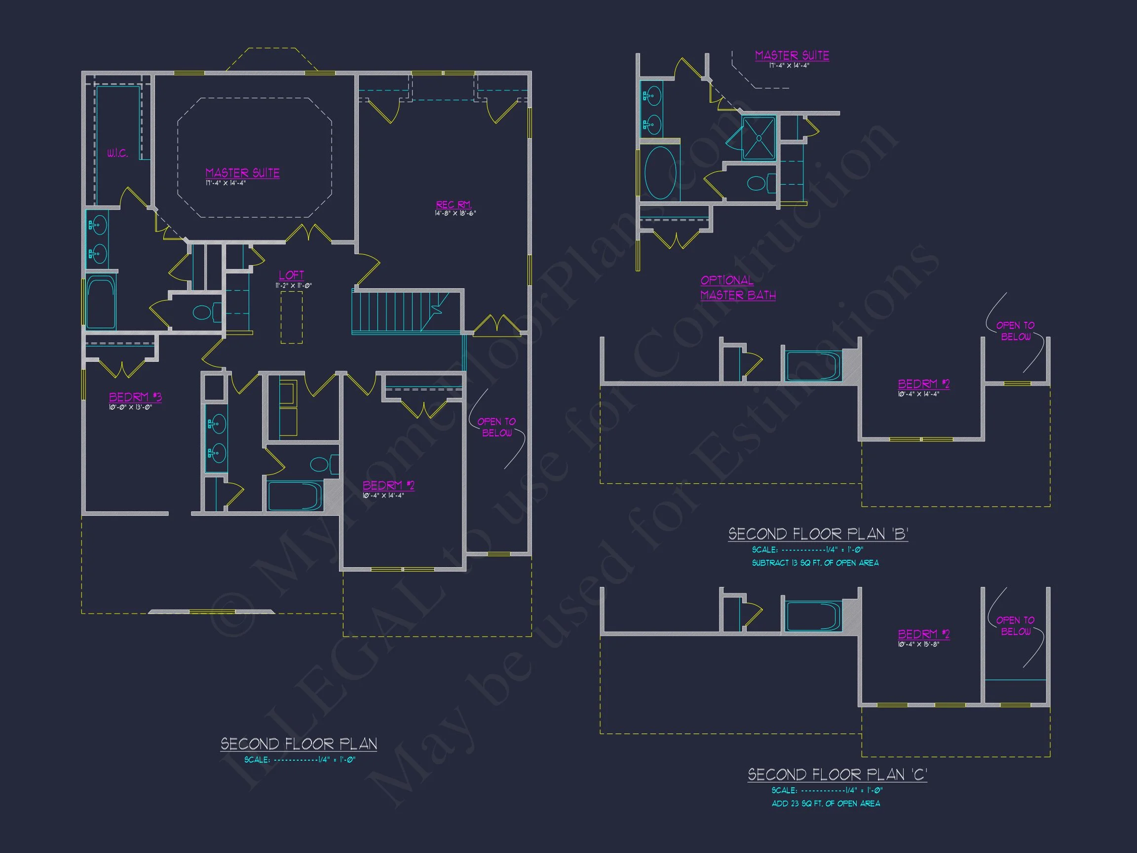 Modern Craftsman house Plan: CAD Blueprint for 2-Story Design