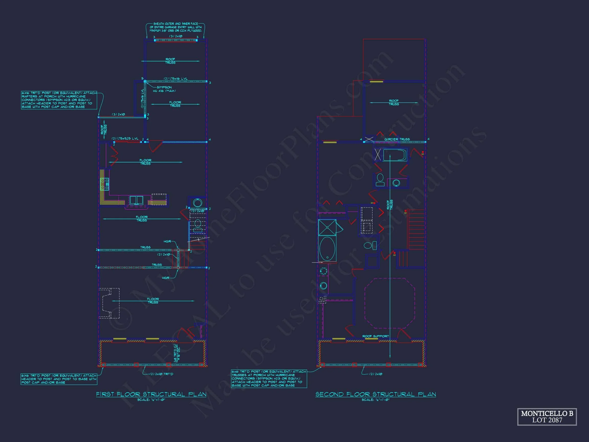 8-1609 HOUSE PLAN - Traditional Colonial Home Plan - 3-Bed, 2.5-Bath, 1,900 SF 22 Charming Colonial Revival Townhome