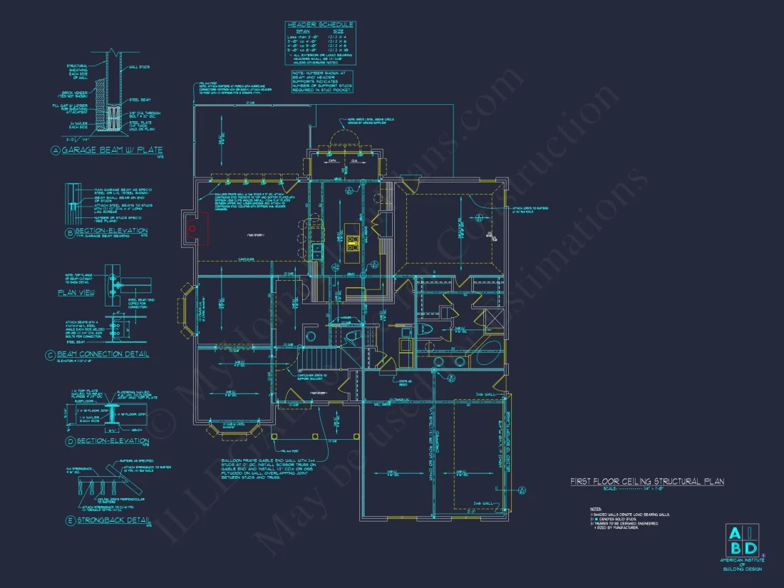 Elegant house Plan with CAD Blueprint & Modern Designs