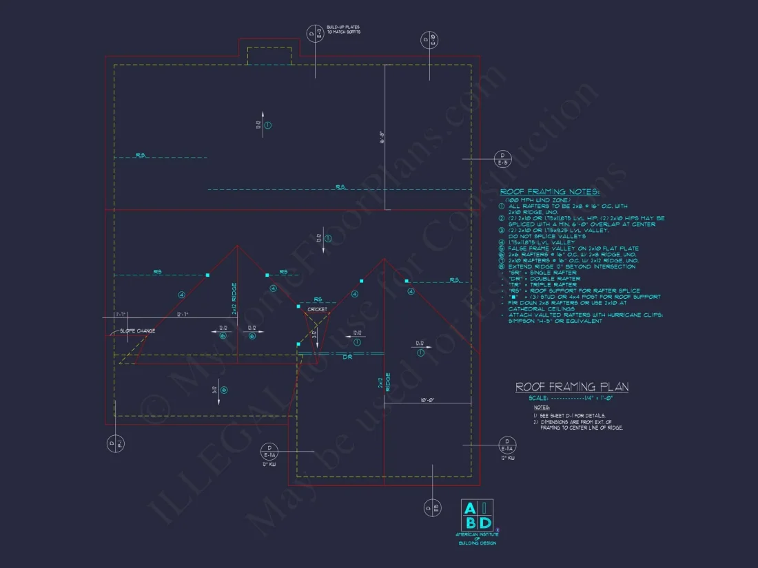 Modern house Plan: Detailed Floor Plan & CAD Blueprint Designs