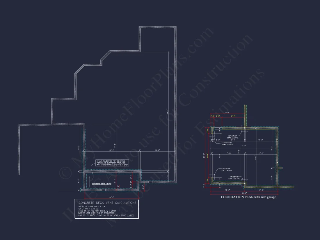 house Plan Blueprints with CAD Architecture Designs