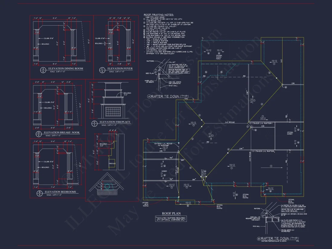 house Plan Blueprints with CAD Architecture Designs