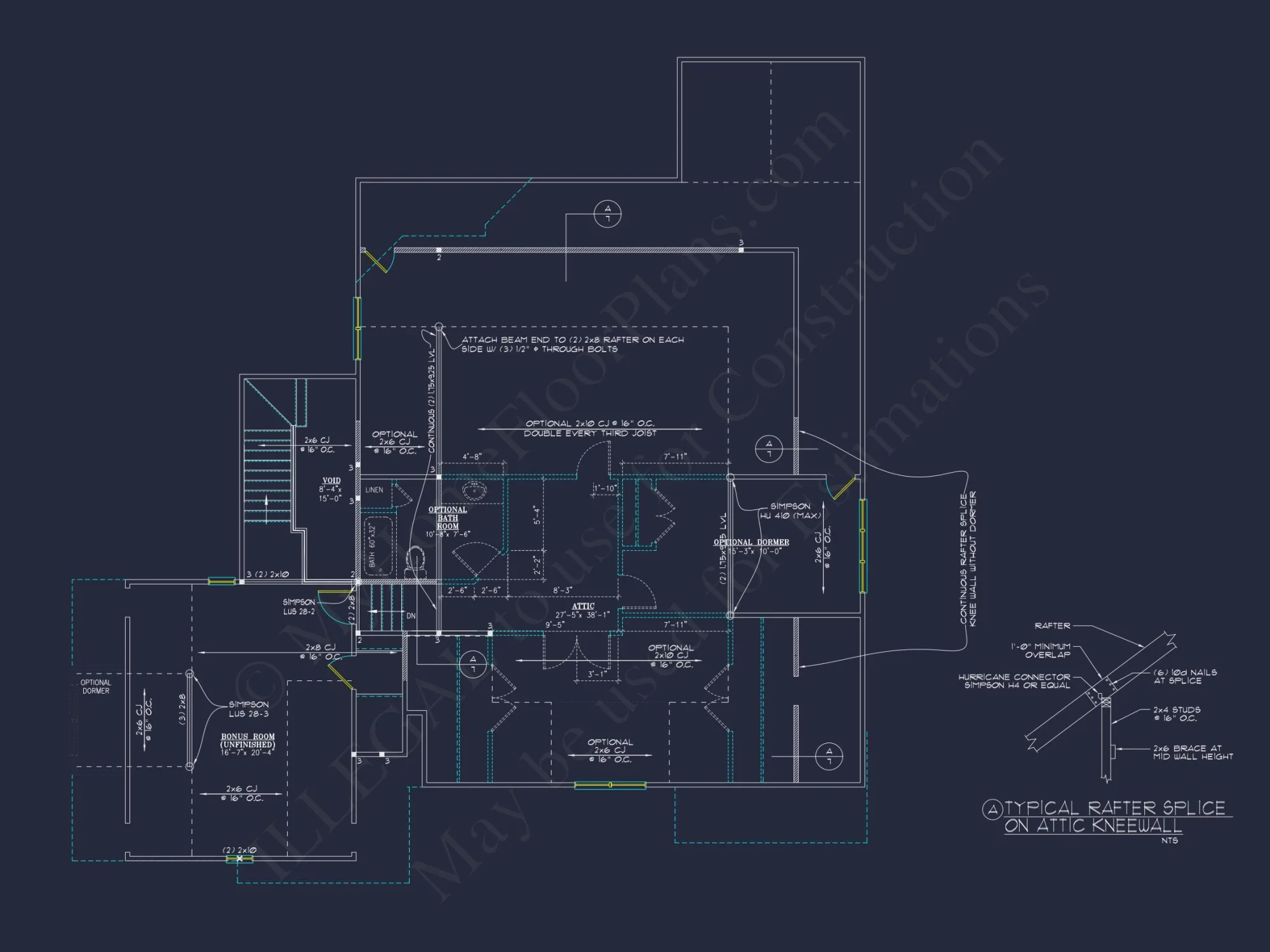 house Plan Blueprints with CAD Architecture Designs