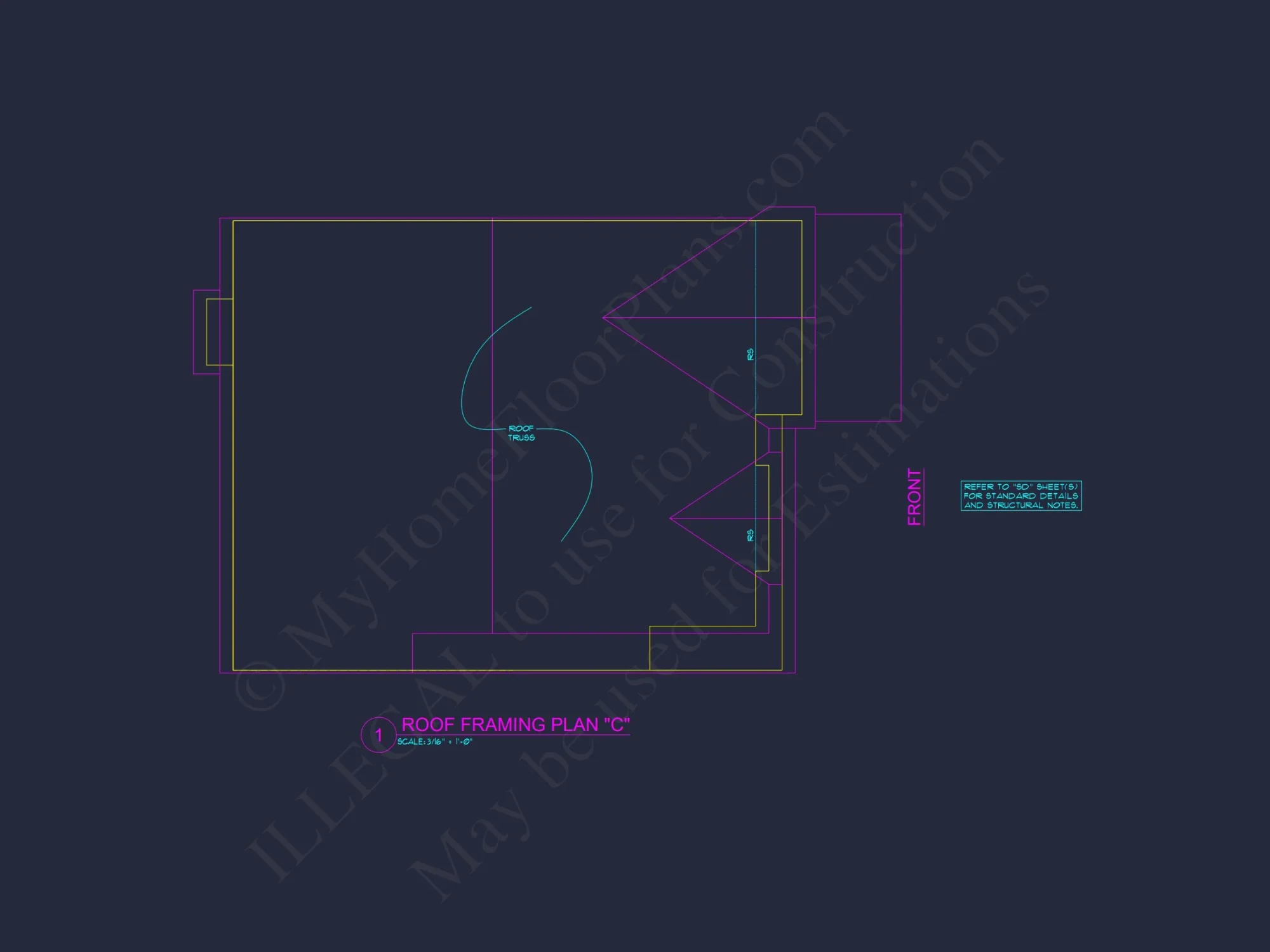 Traditional 2-Story house Plan with Open Floor Plan & Fireplace (2912 Sq Ft)
