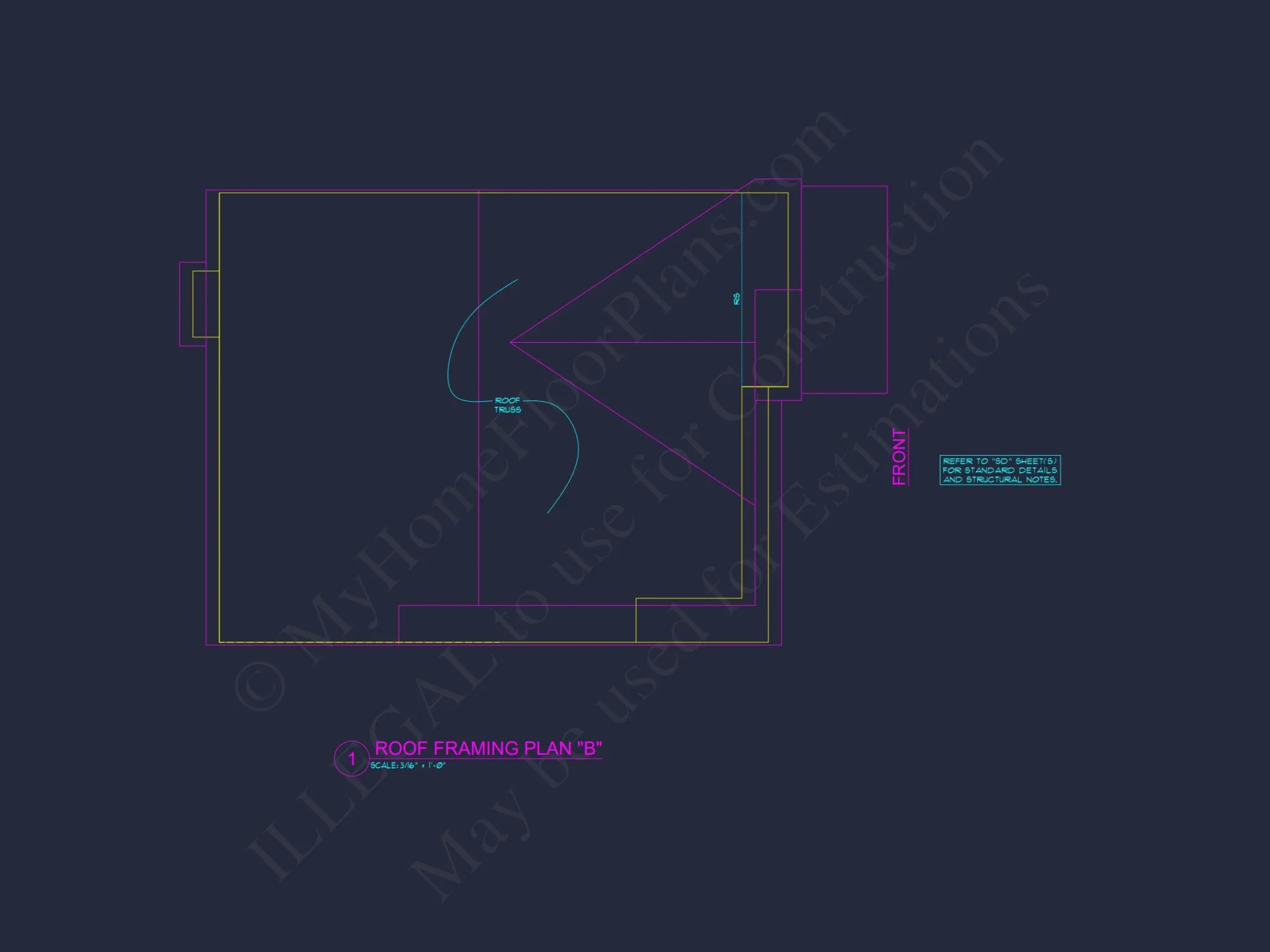 Traditional 2-Story house Plan with Open Floor Plan & Fireplace (2912 Sq Ft)