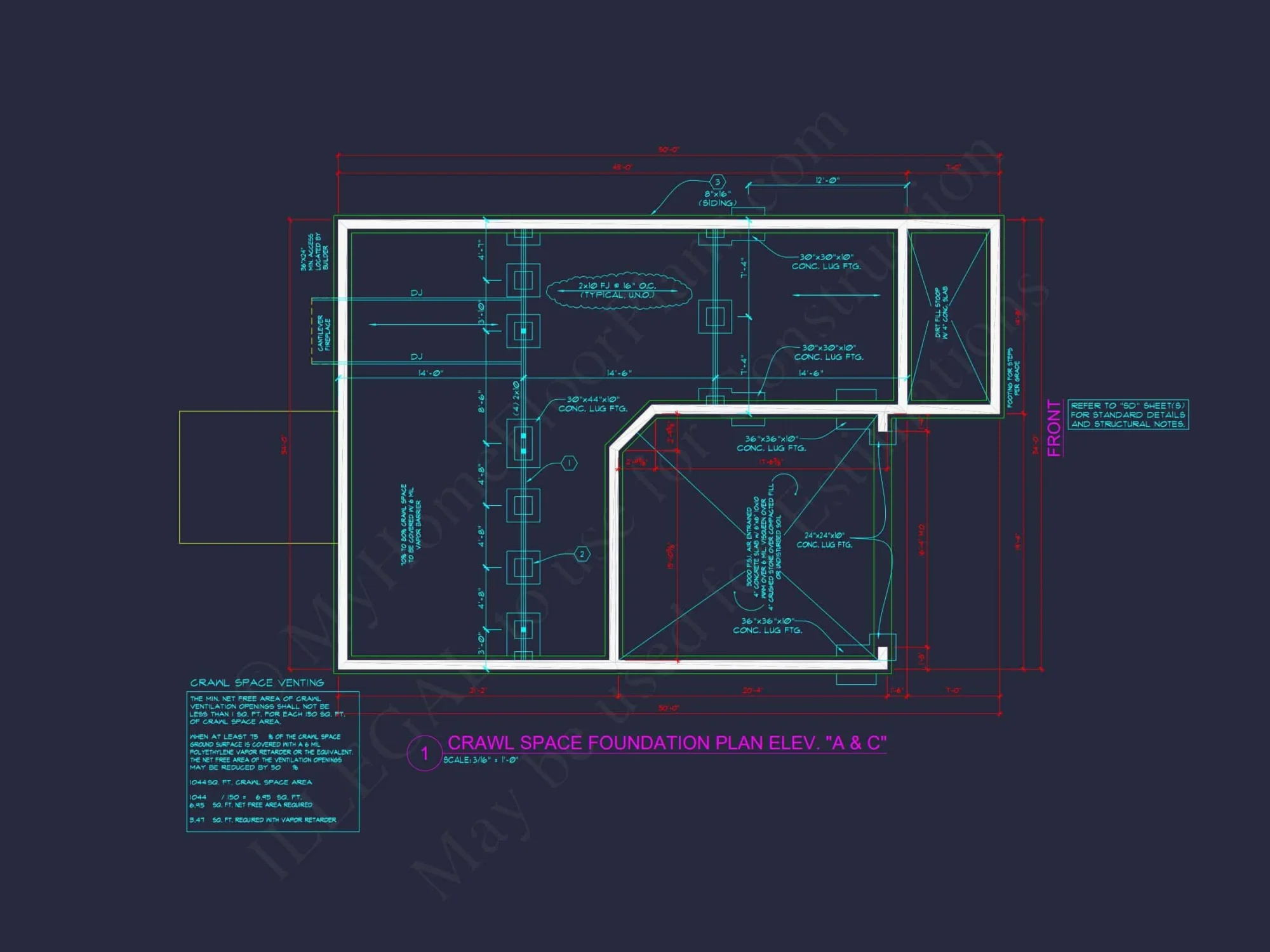 Traditional 2-Story house Plan with Open Floor Plan & Fireplace (2912 Sq Ft)