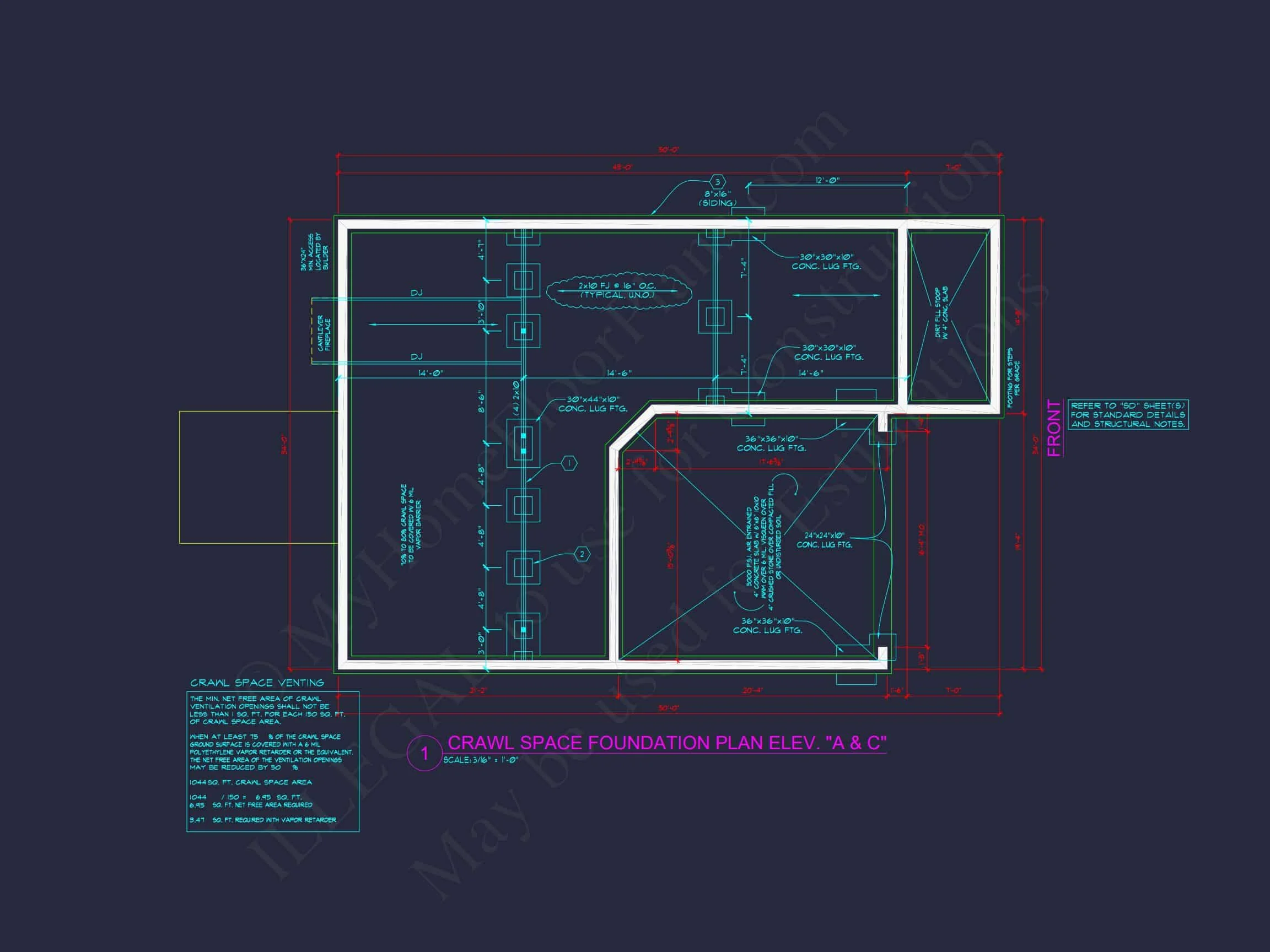 8-1575 HOUSE PLAN - Traditional 2-Story House Plan with Open Floor Plan & Fireplace (2912 Sq Ft) 21 Traditional 2-Story house Plan with Open Floor Plan & Fireplace (2912 Sq Ft)