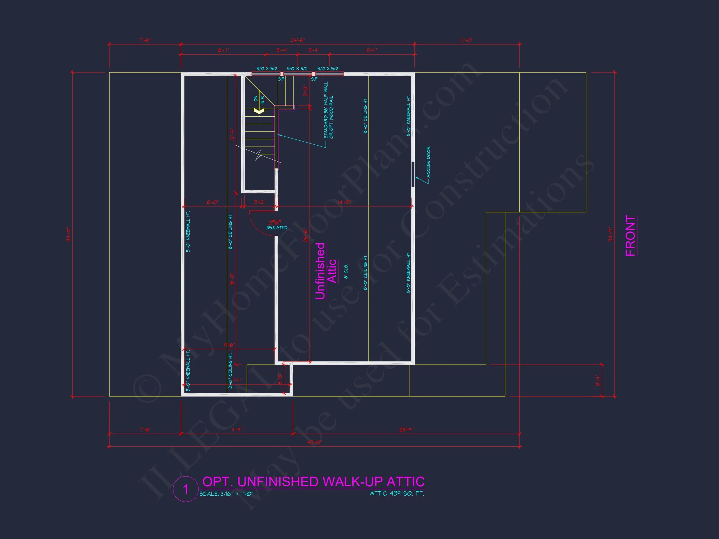 8-1575 HOUSE PLAN - Traditional 2-Story House Plan with Open Floor Plan & Fireplace (2912 Sq Ft) 18 Traditional 2-Story house Plan with Open Floor Plan & Fireplace (2912 Sq Ft)