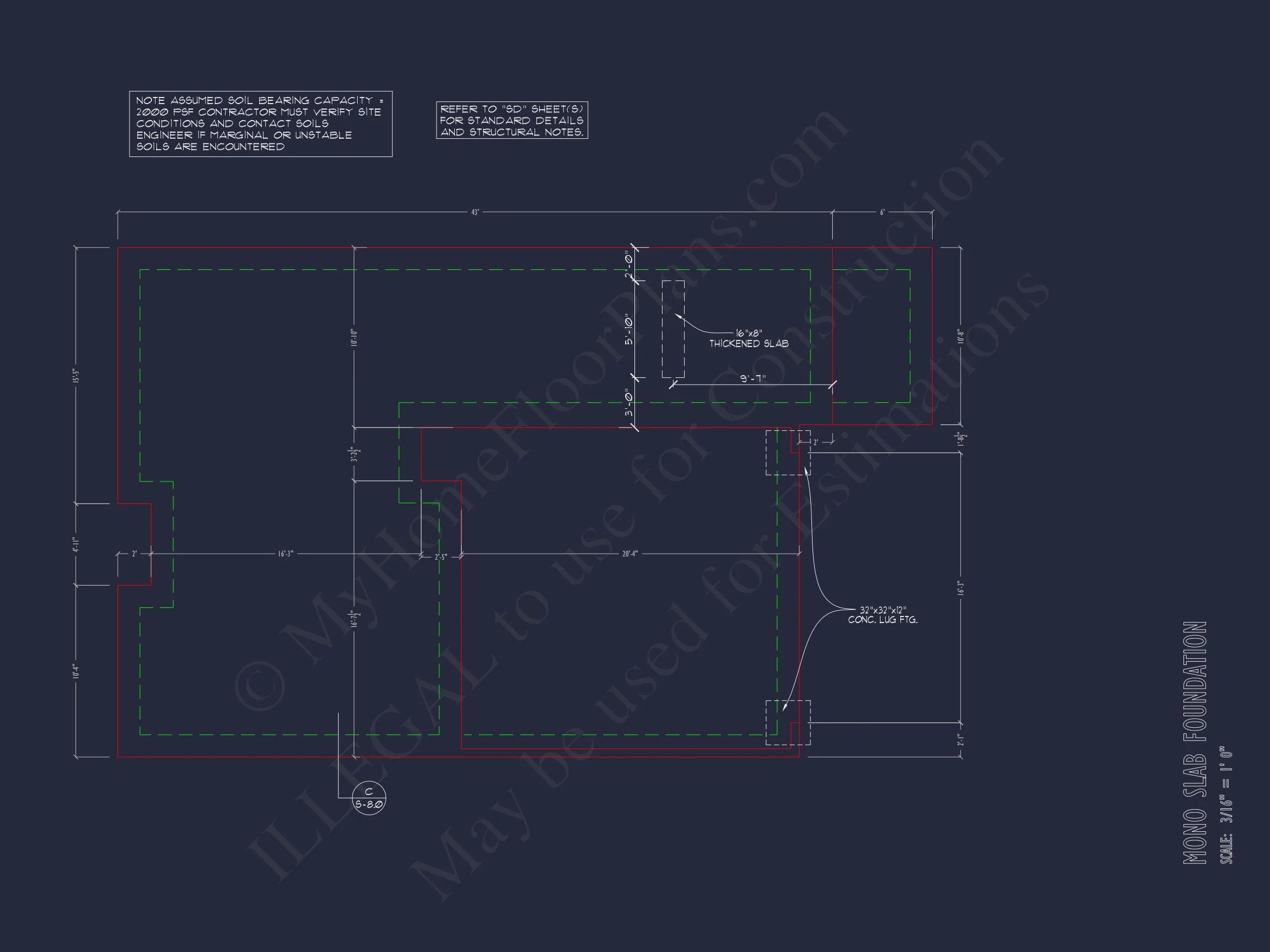 Modern Suburban house Plan with CAD Blueprints & Floor Designs