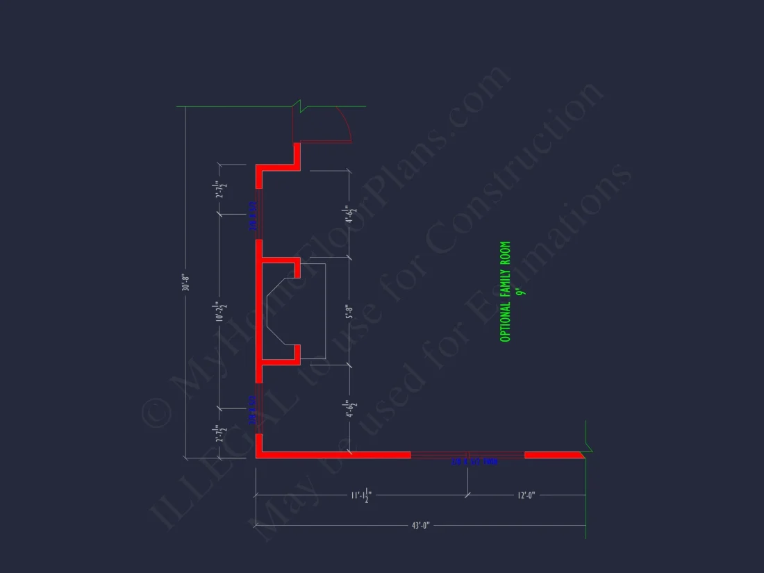 Modern Suburban house Plan with CAD Blueprints & Floor Designs