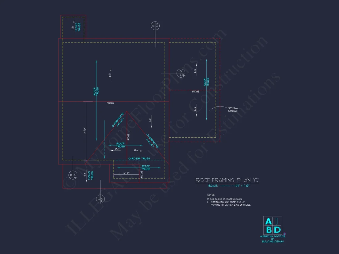 Modern house Floor Plan with 2-Story CAD Blueprint Designs