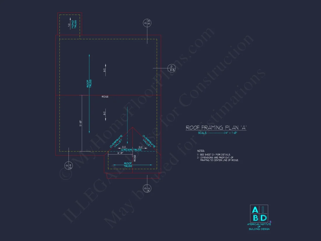 Modern house Floor Plan with 2-Story CAD Blueprint Designs