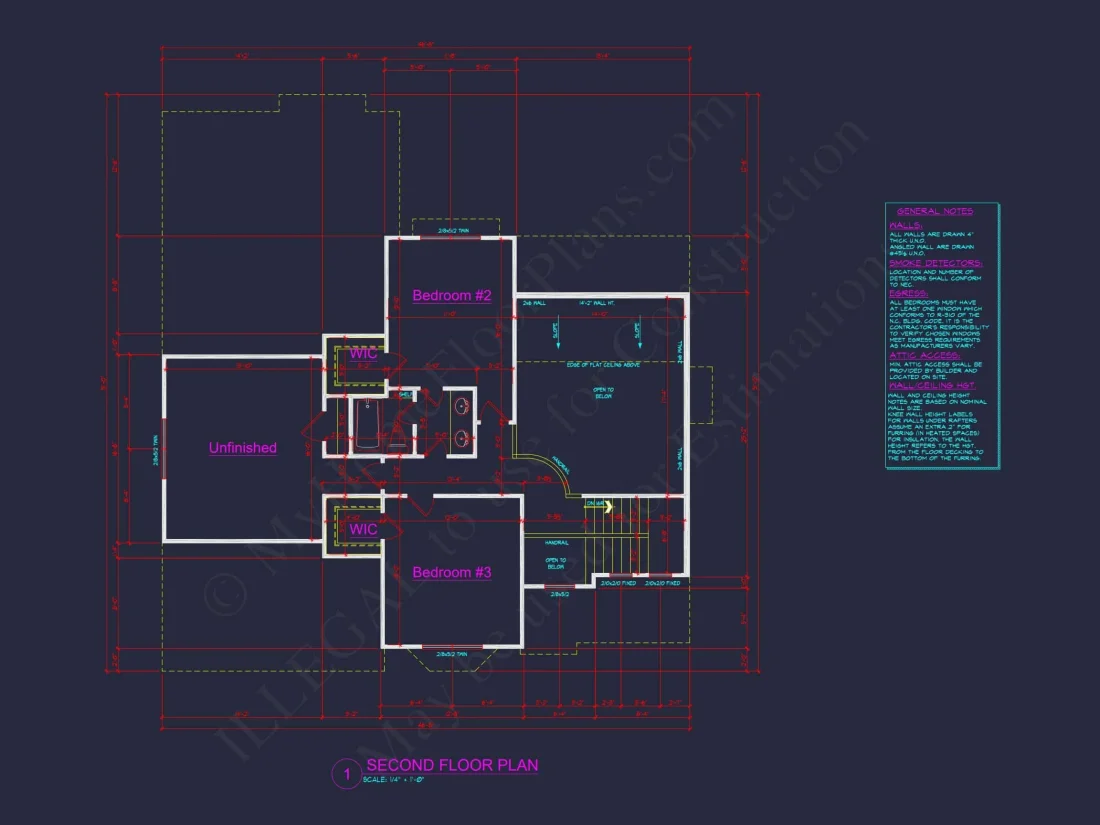 Modern Family house Plan: CAD Blueprint with 2-Story Design