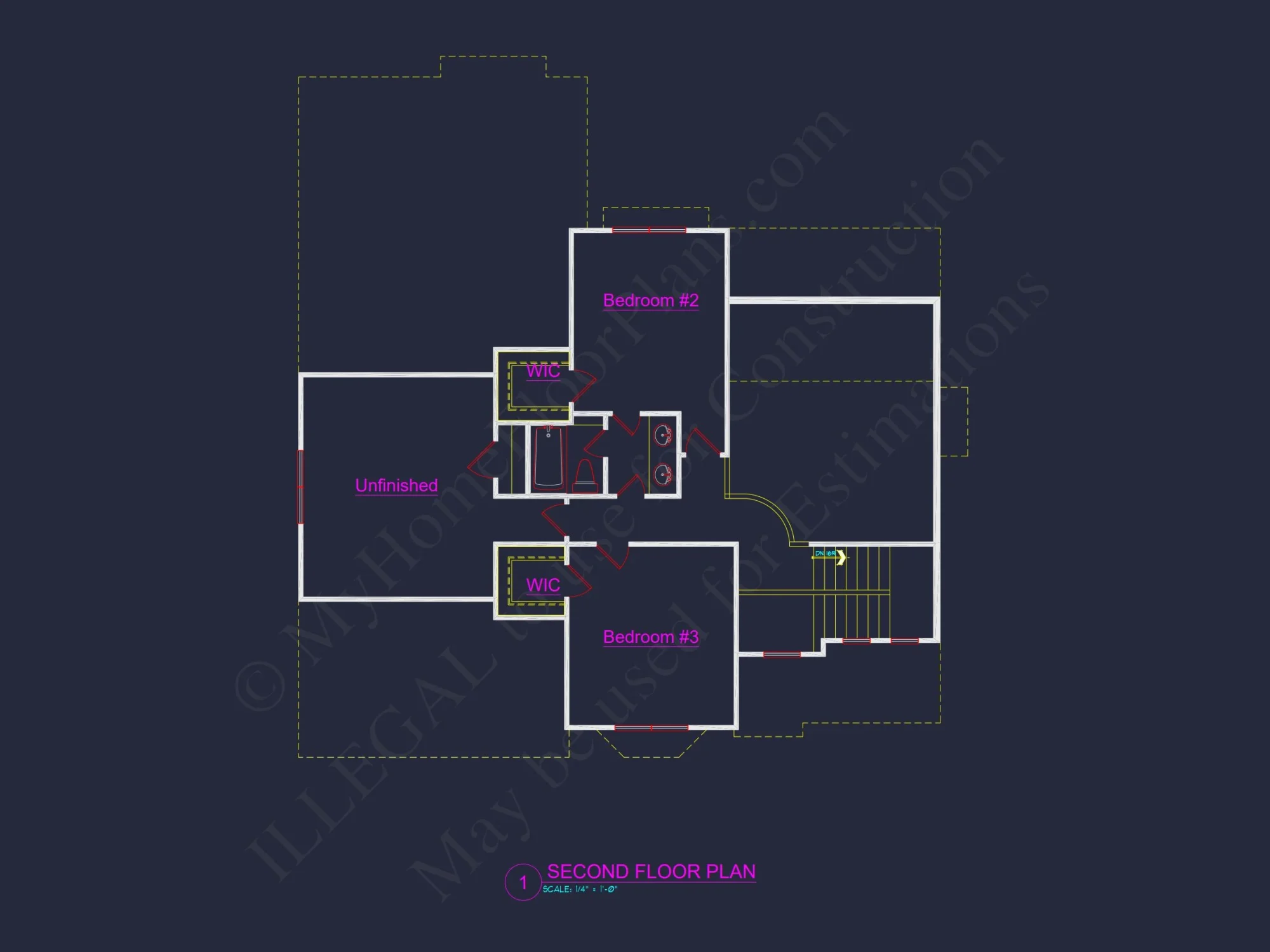 Modern Family house Plan: CAD Blueprint with 2-Story Design