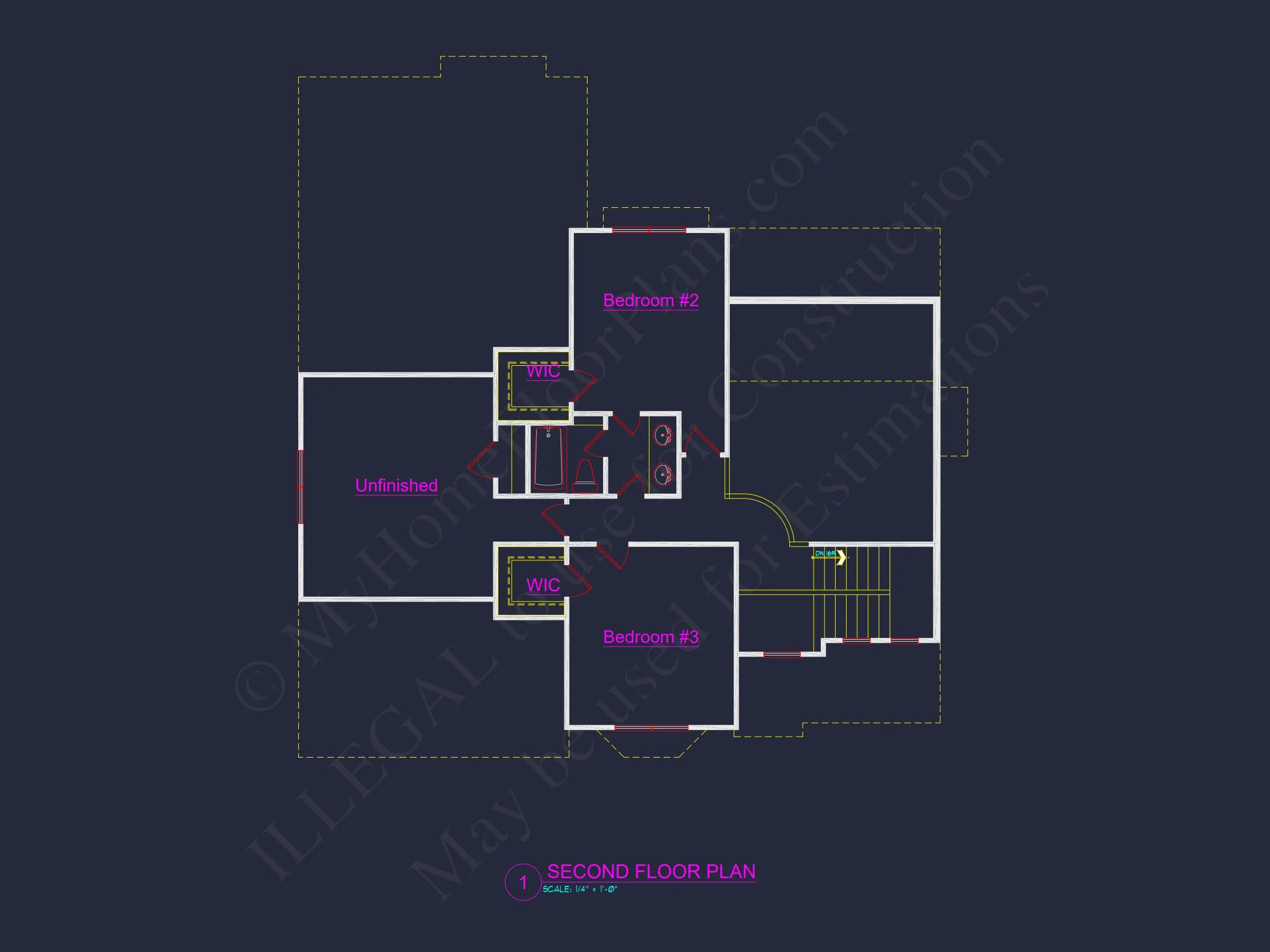 8-1403 HOUSE PLAN -Traditional Home Plan - 3-Bed, 2.5-Bath, 2,001 SF 7 Modern Family house Plan: CAD Blueprint with 2-Story Design