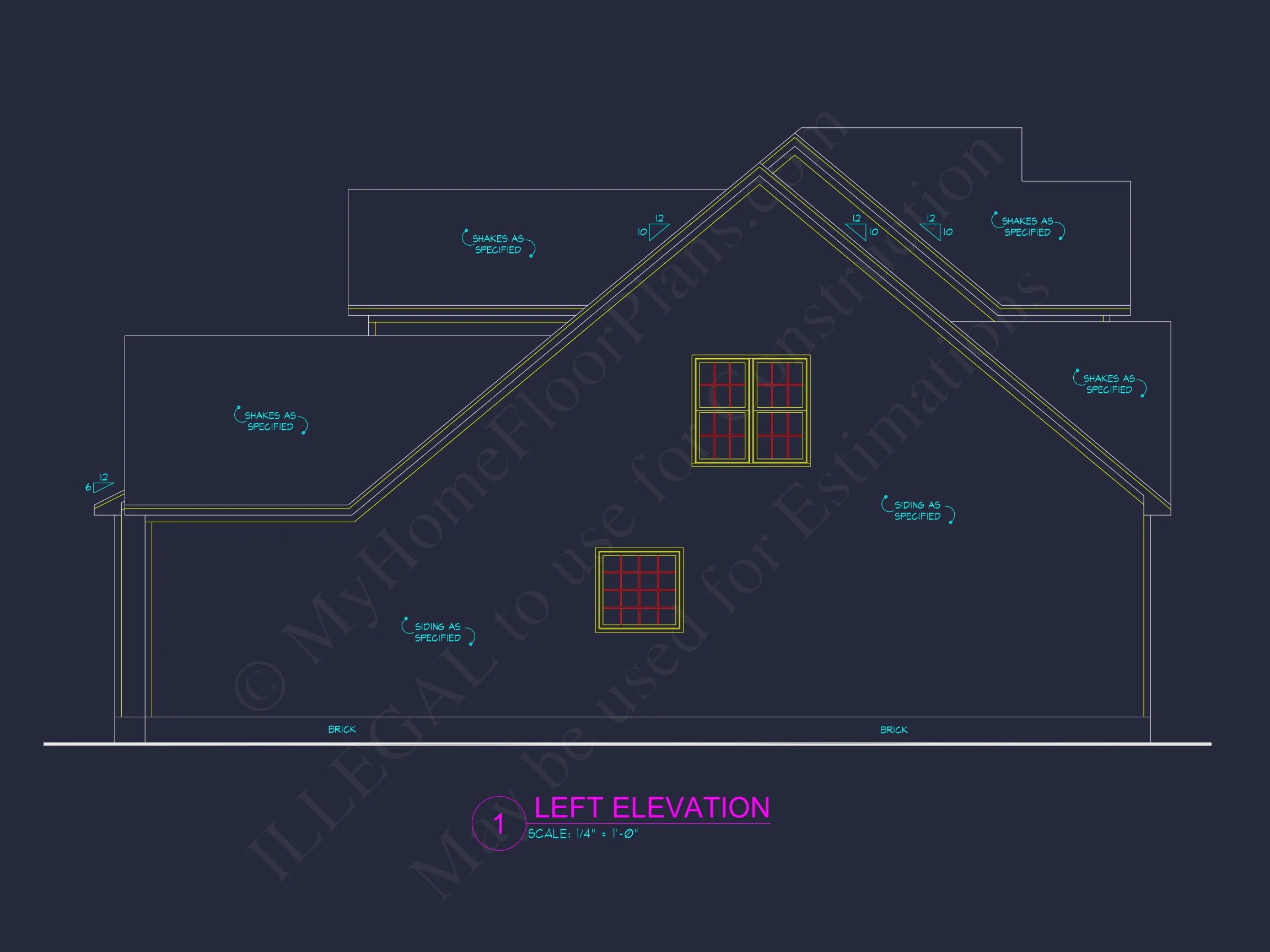 8-1403 HOUSE PLAN -Traditional Home Plan - 3-Bed, 2.5-Bath, 2,001 SF 3 Modern Family house Plan: CAD Blueprint with 2-Story Design