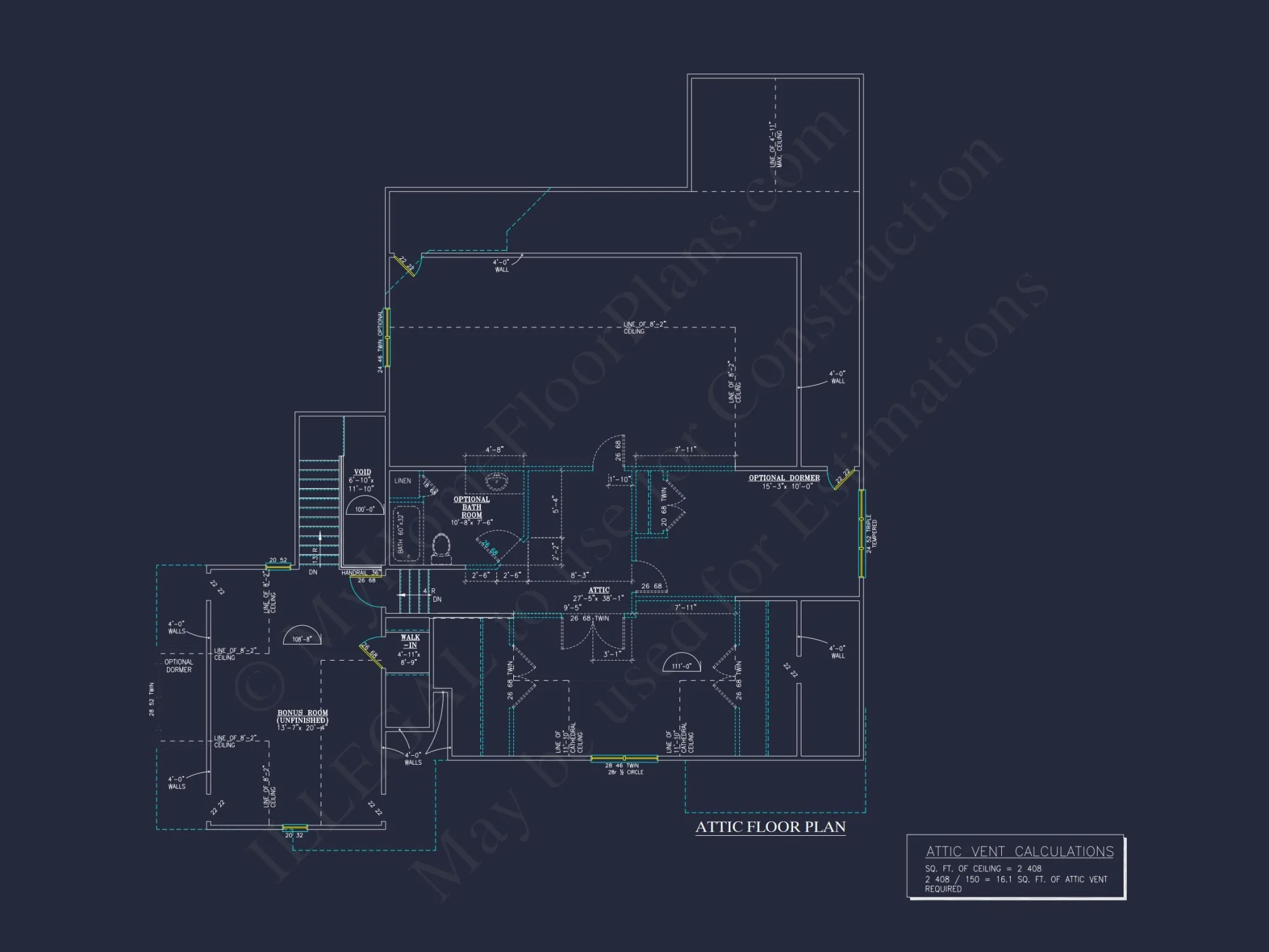 Charming 2-Story house Plan with Bonus Room and CAD Designs