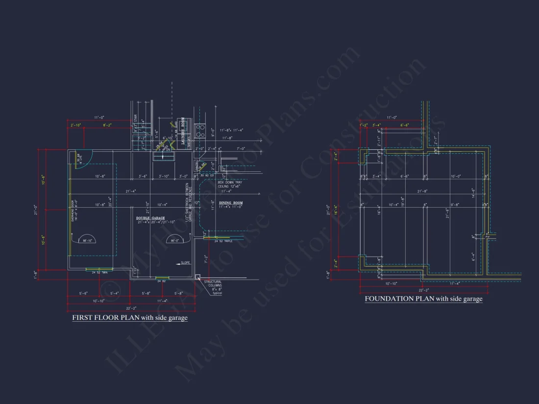 Charming 2-Story house Plan with Bonus Room and CAD Designs