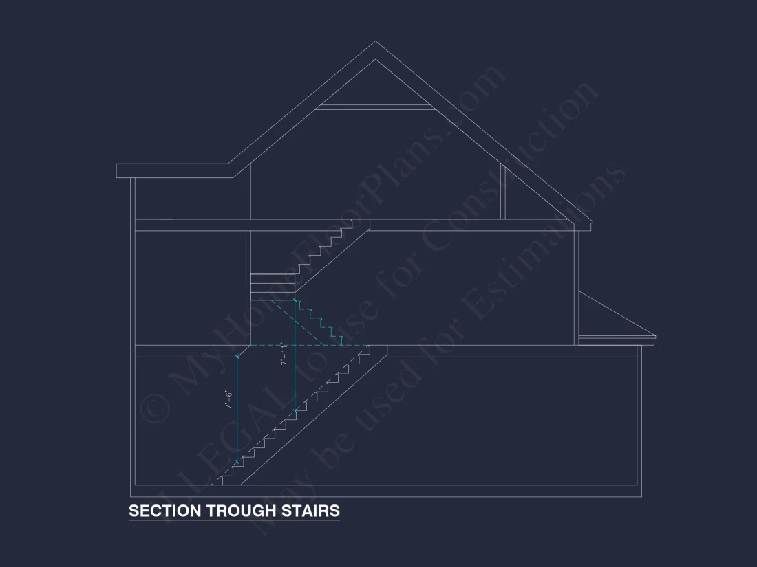 Modern Craftsman house Plan: 2-Story Floor Plan & CAD Designs