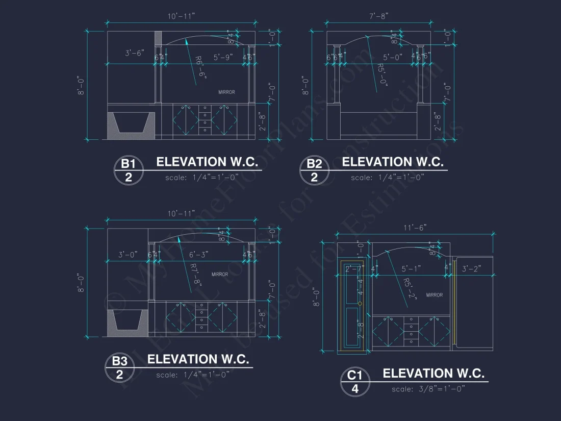 Modern Craftsman house Plan: 2-Story Floor Plan & CAD Designs