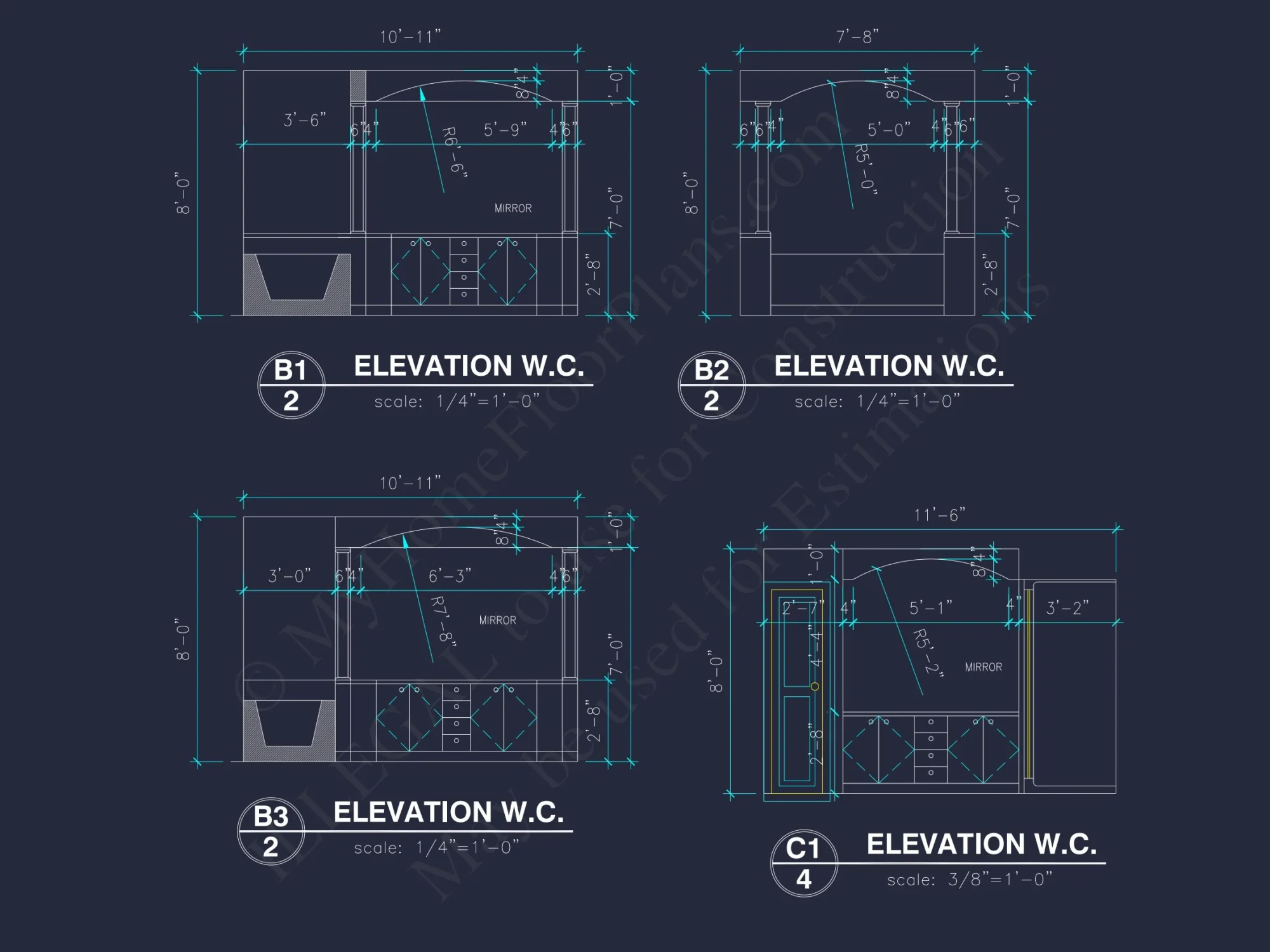Modern Craftsman house Plan: 2-Story Floor Plan & CAD Designs