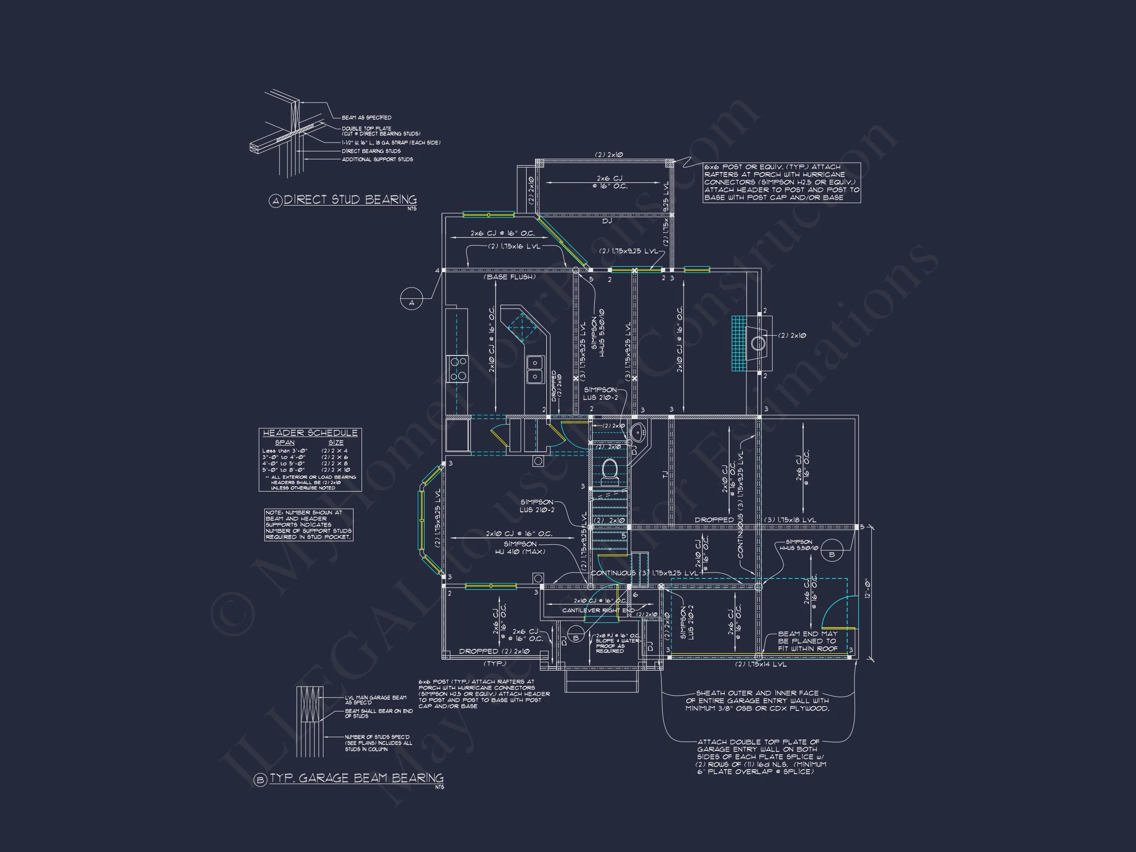8-1375 HOUSE PLAN -Traditional Colonial Home Plan - 3-Bed, 2.5-Bath, 2,100 SF 16 Modern Craftsman house Plan: 2-Story Floor Plan & CAD Designs