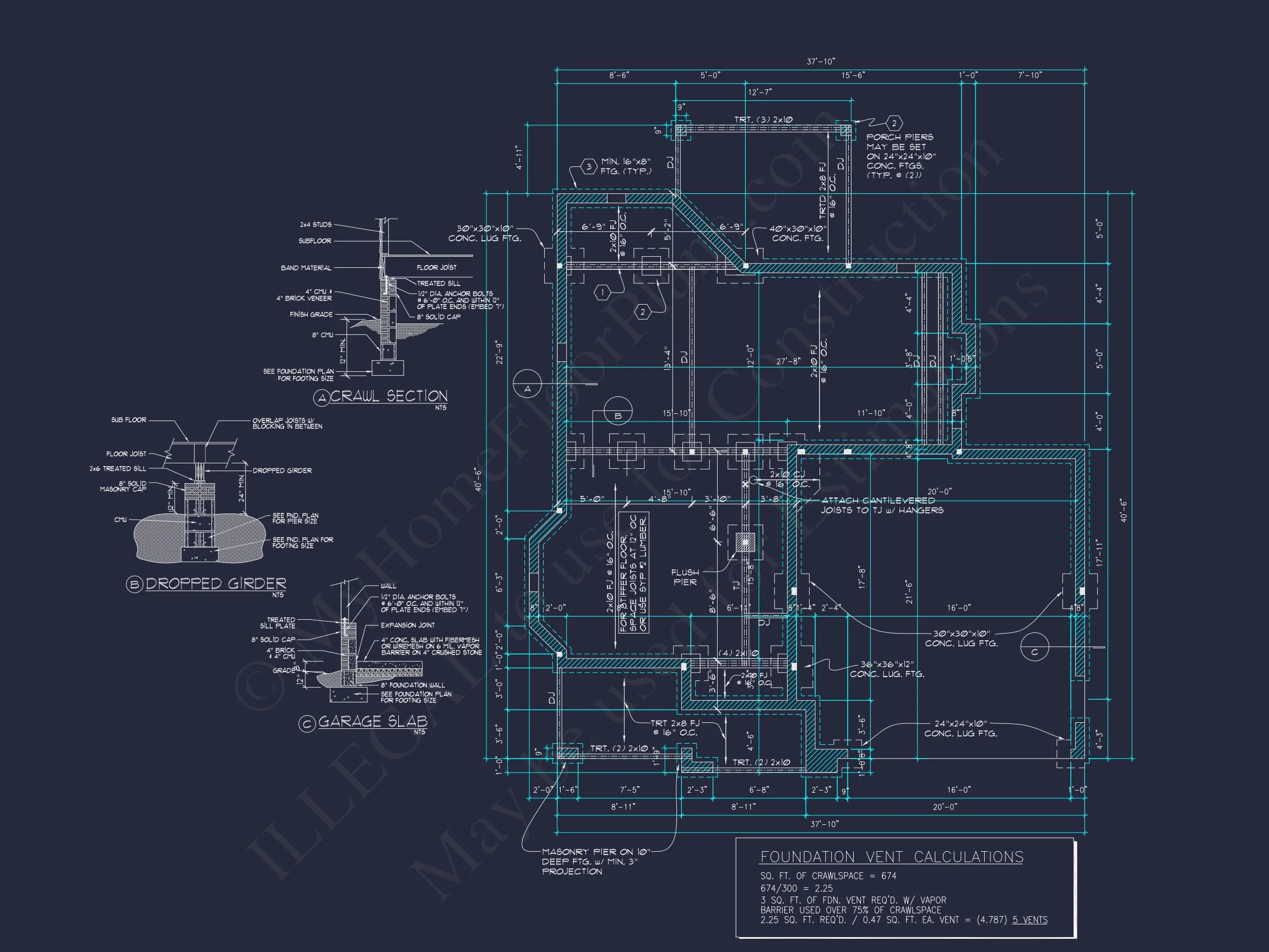 8-1375 HOUSE PLAN -Traditional Colonial Home Plan - 3-Bed, 2.5-Bath, 2,100 SF 15 Modern Craftsman house Plan: 2-Story Floor Plan & CAD Designs