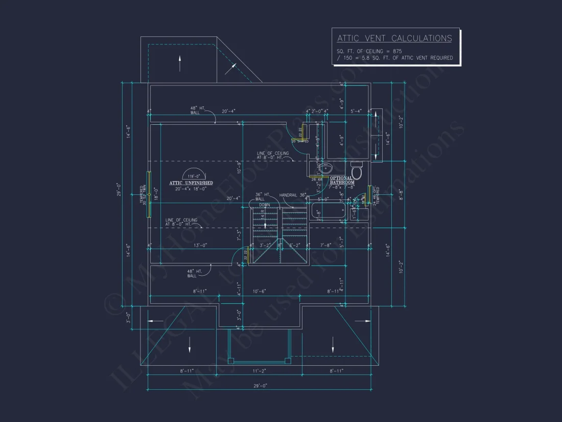 Modern Craftsman house Plan: 2-Story Floor Plan & CAD Designs