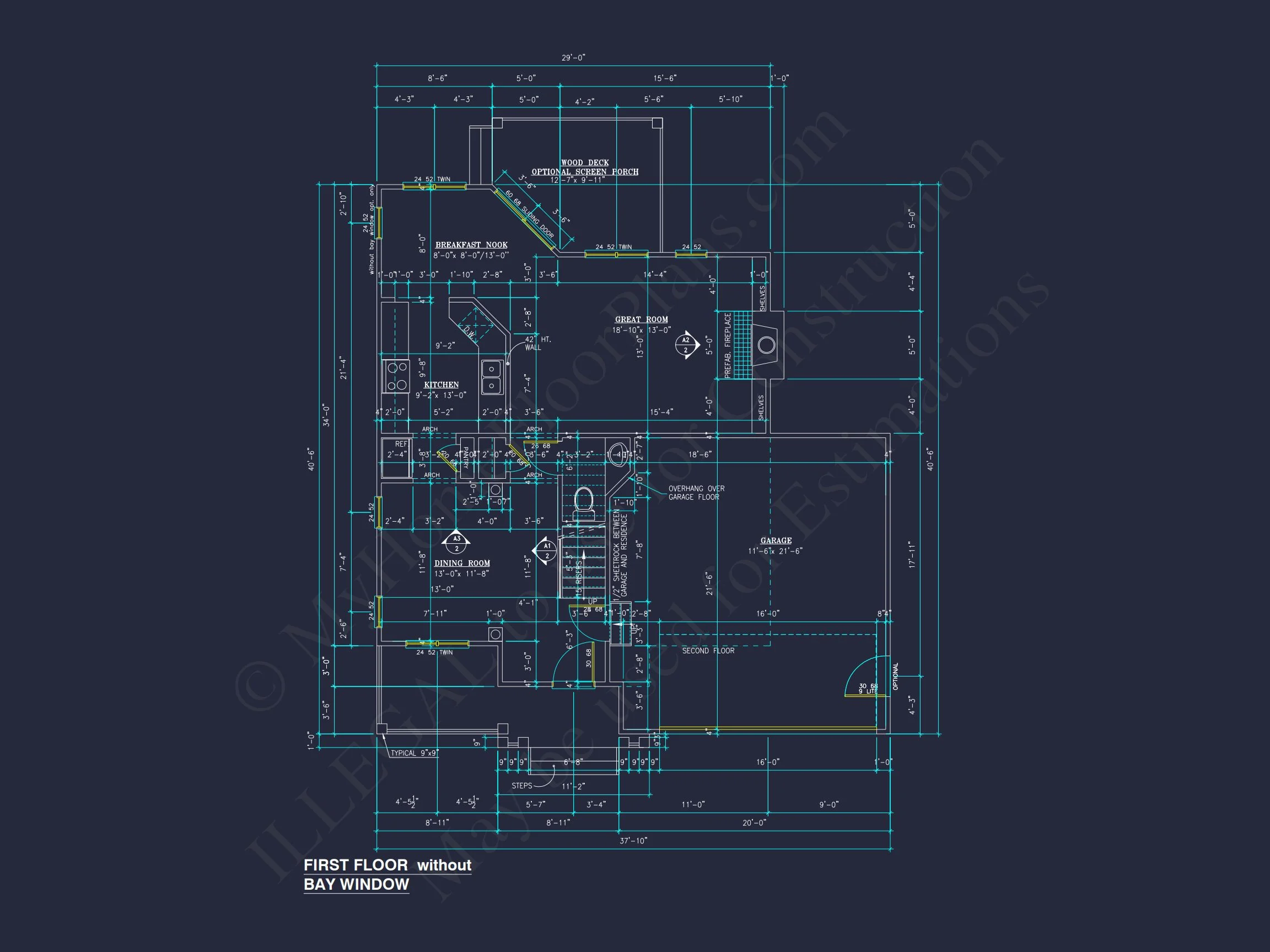 8-1375 HOUSE PLAN -Traditional Colonial Home Plan - 3-Bed, 2.5-Bath, 2,100 SF 12 Modern Craftsman house Plan: 2-Story Floor Plan & CAD Designs
